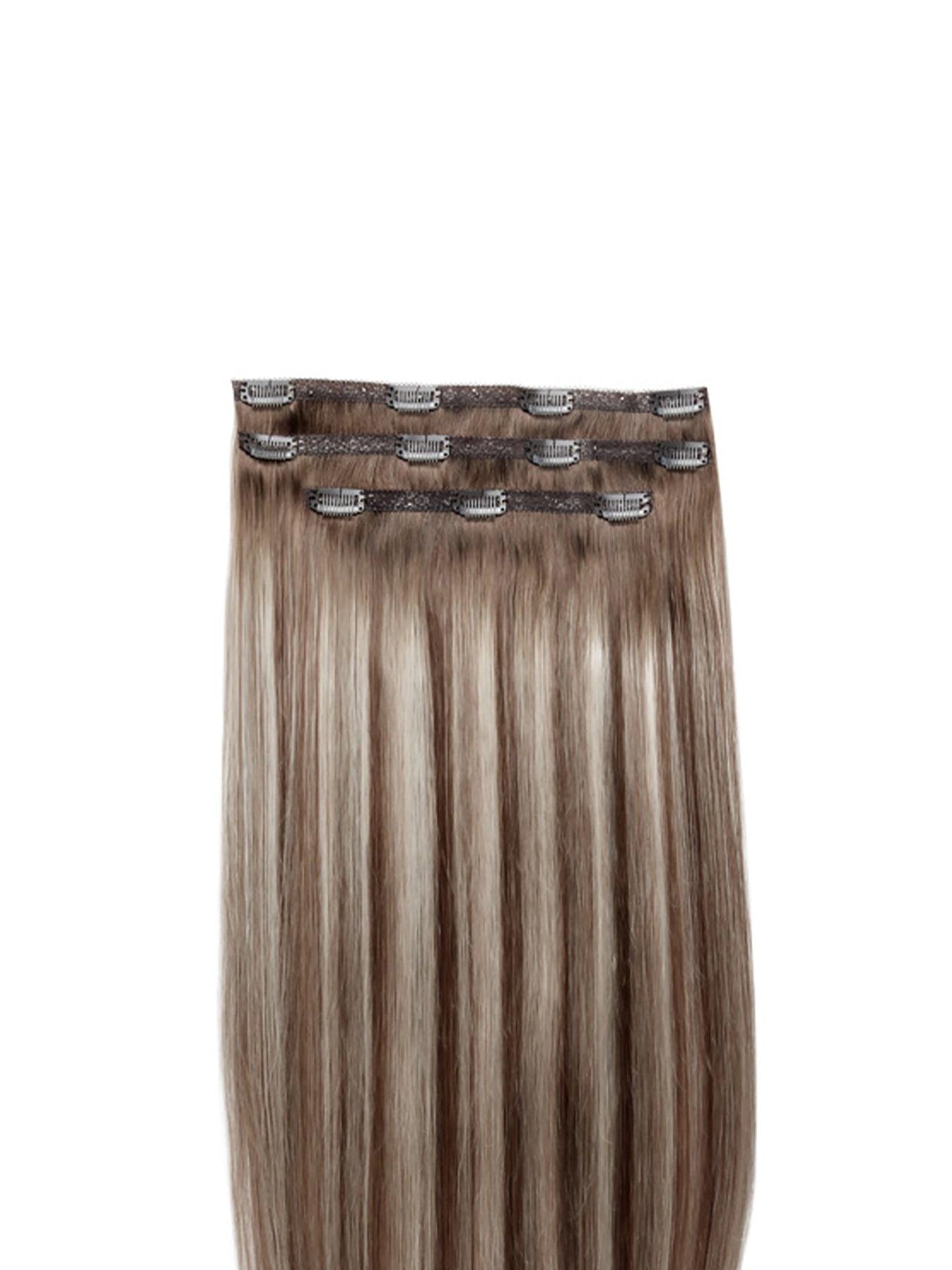 Deluxe Clip In Hair Extensions 18 Inch Amalfi Blonde