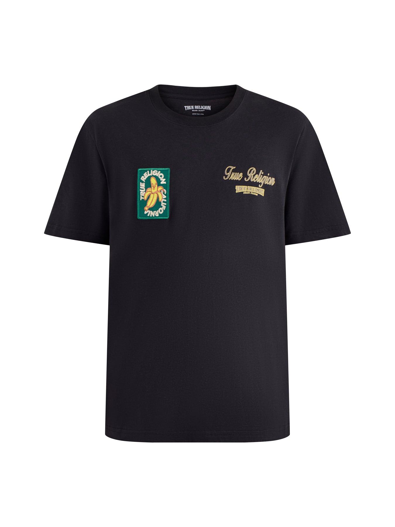 Graphic Cotton T-Shirt Black
