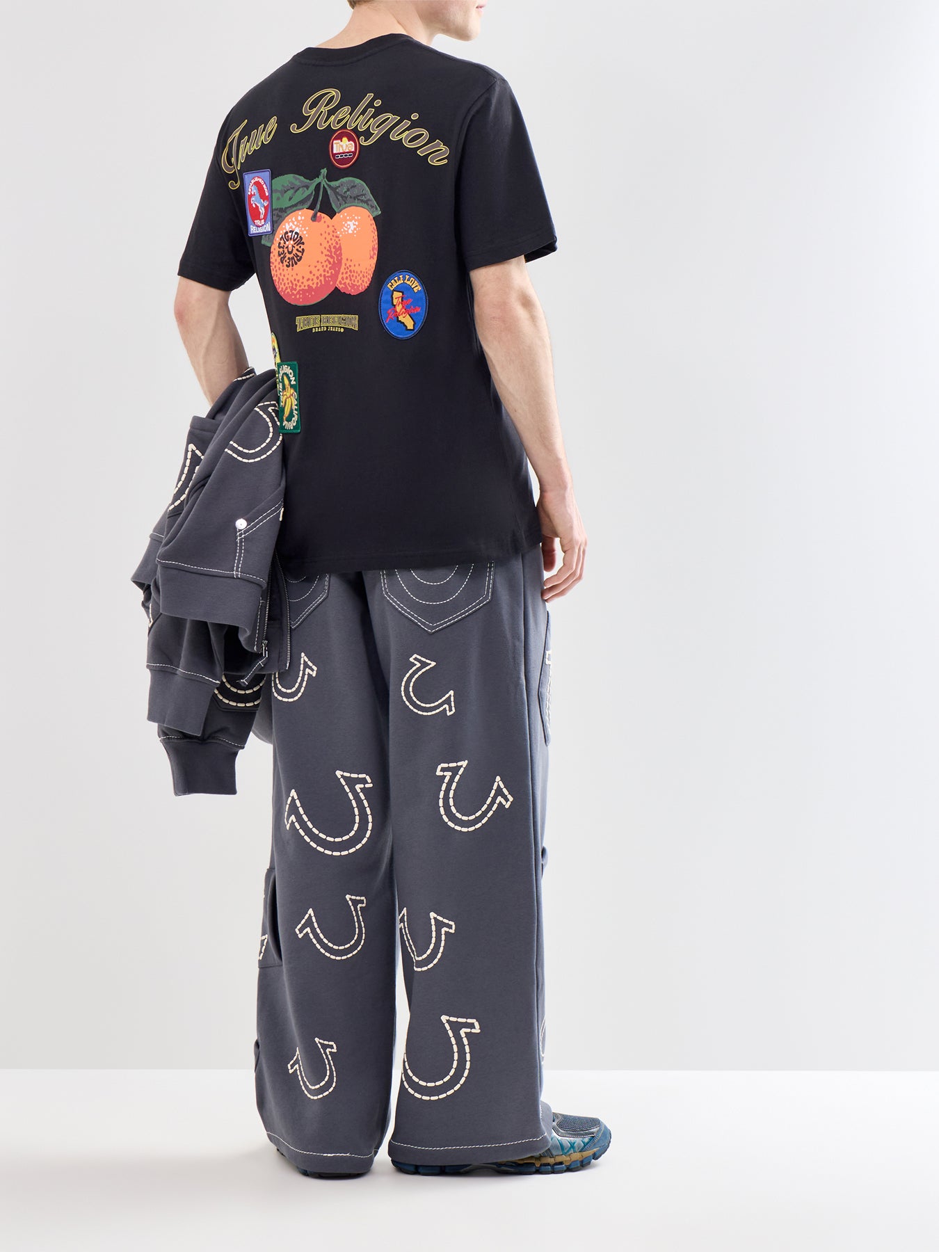 Graphic Cotton T-Shirt Black