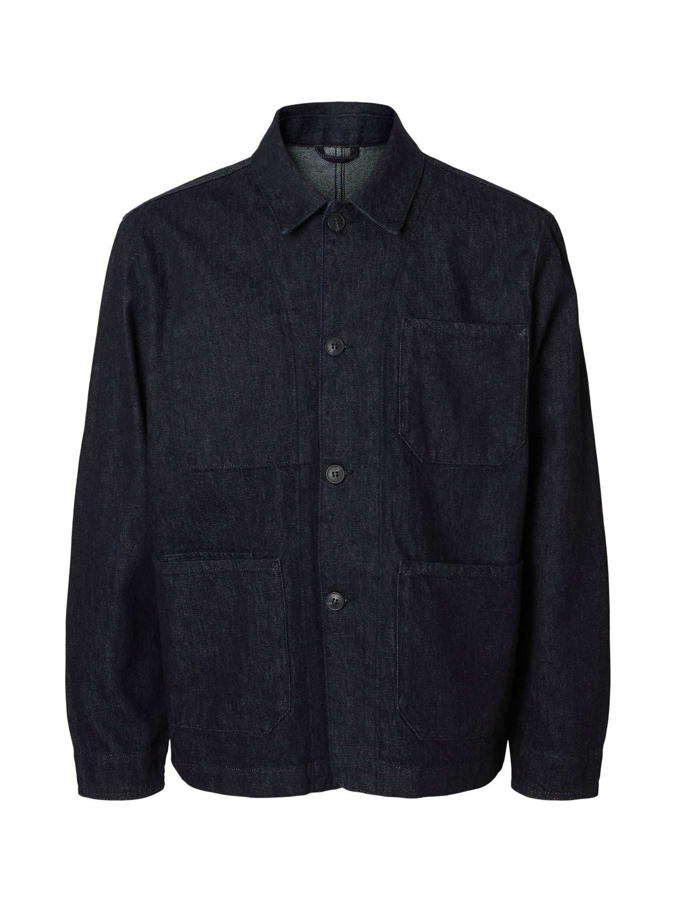 Landon Regular Fit Denim Jacket Dark Blue