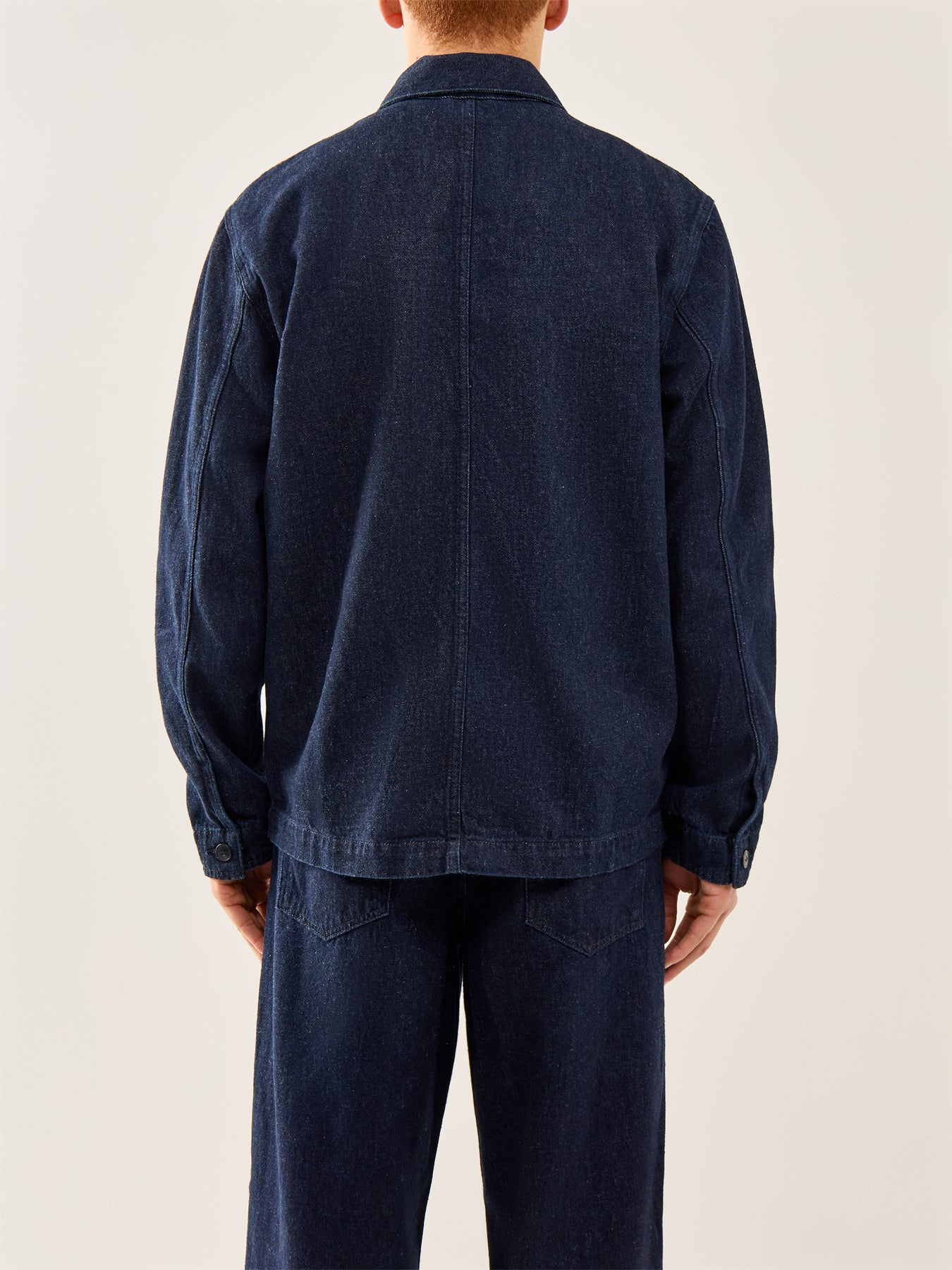 Landon Regular Fit Denim Jacket Dark Blue