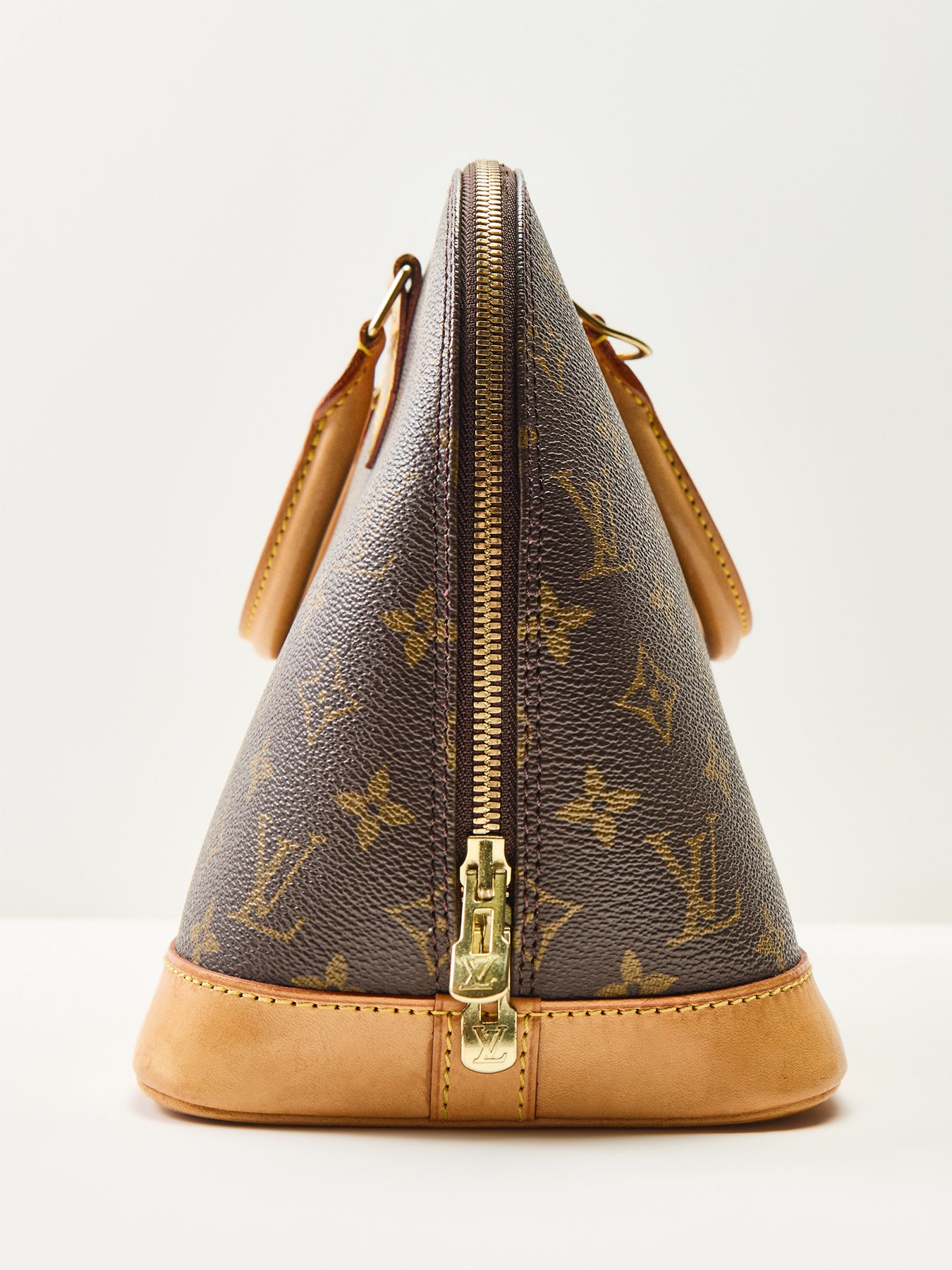 Vintage Louis Vuitton Monogram Alma PM Bag Brown