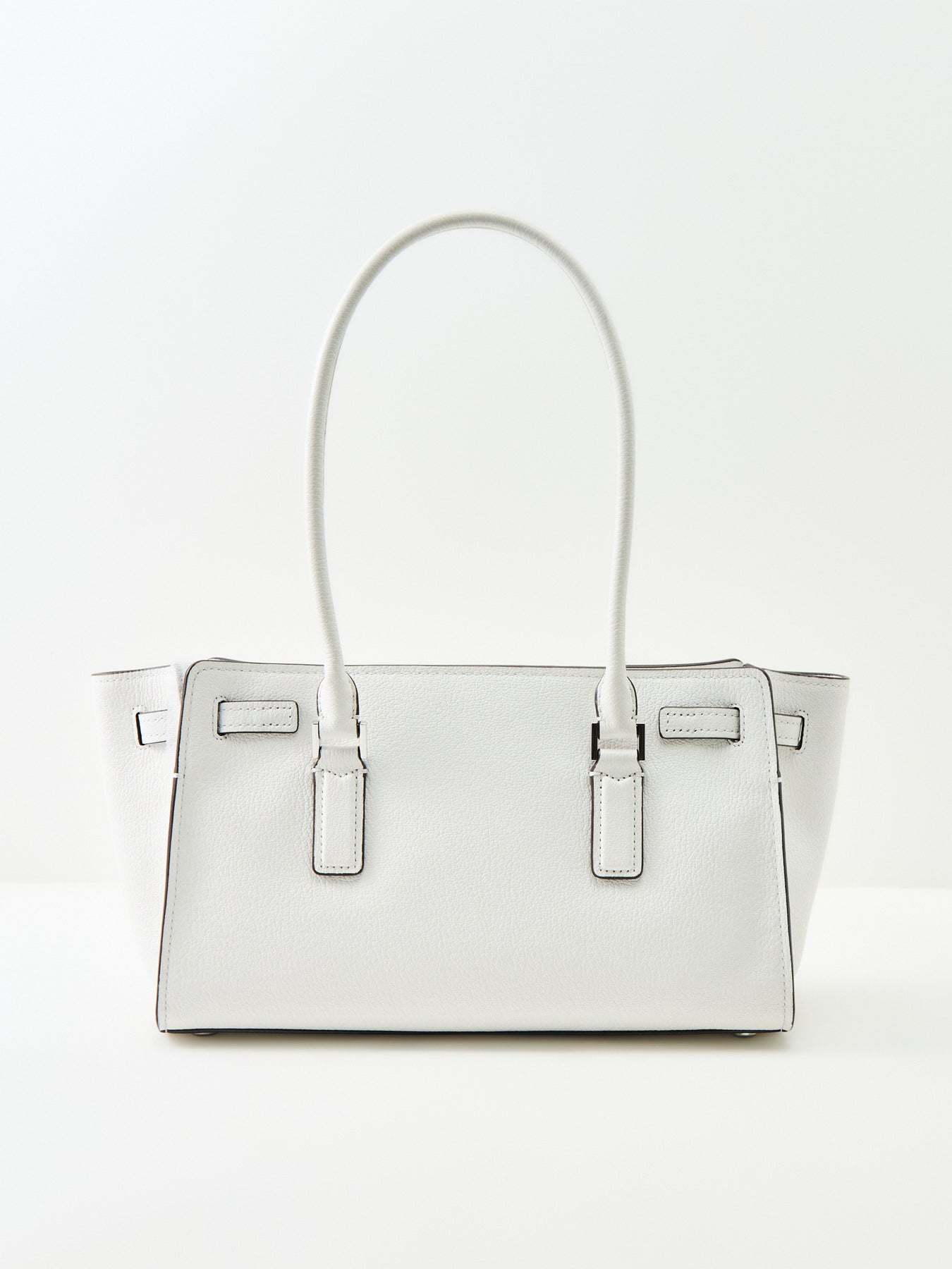 Hamilton Moderne Small Shoulder Tote White