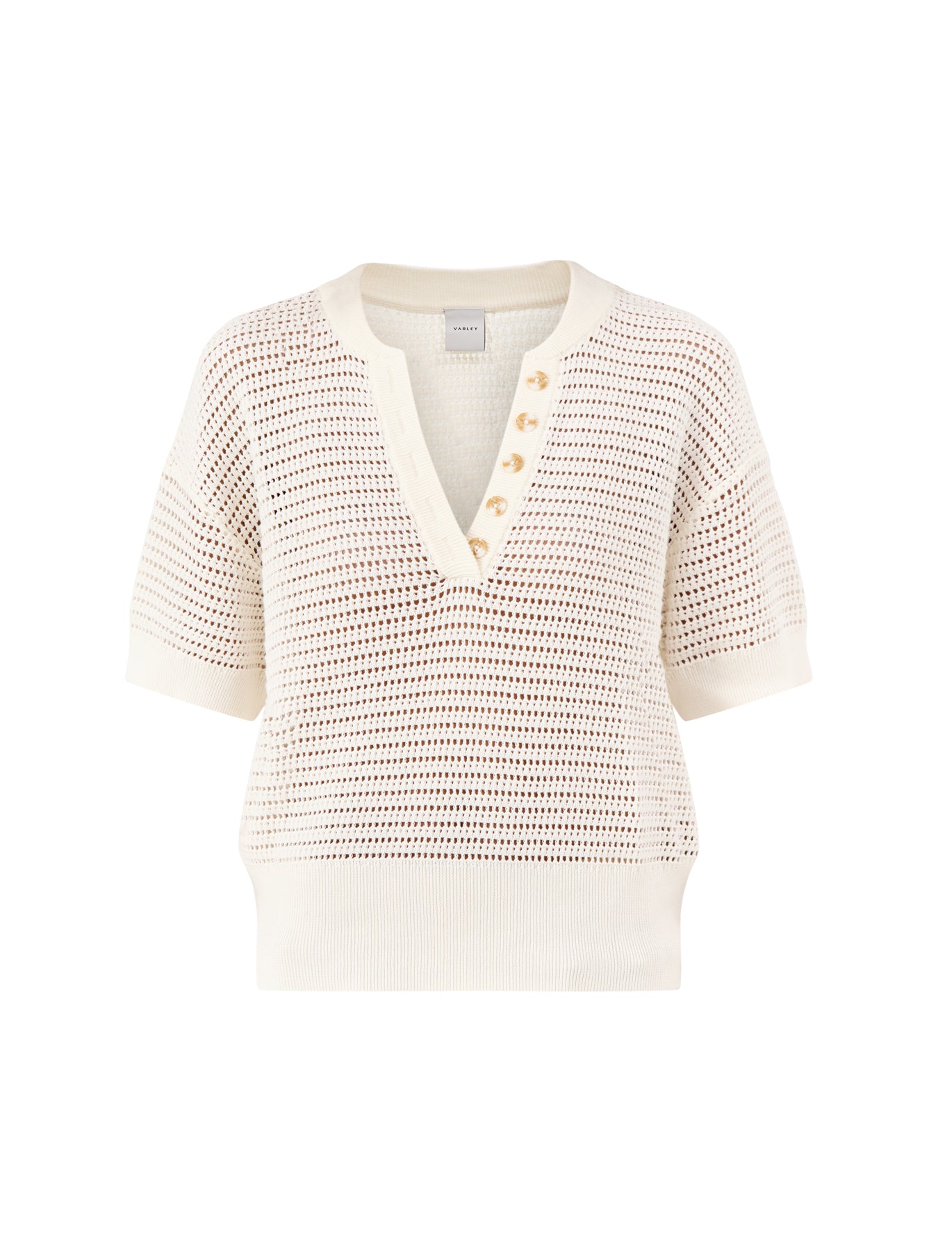 Callie Knit Top White