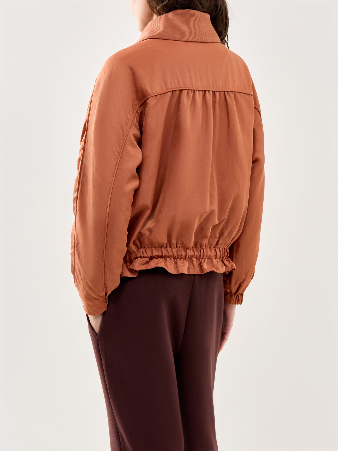 Lotta Blouson Jacket Brown