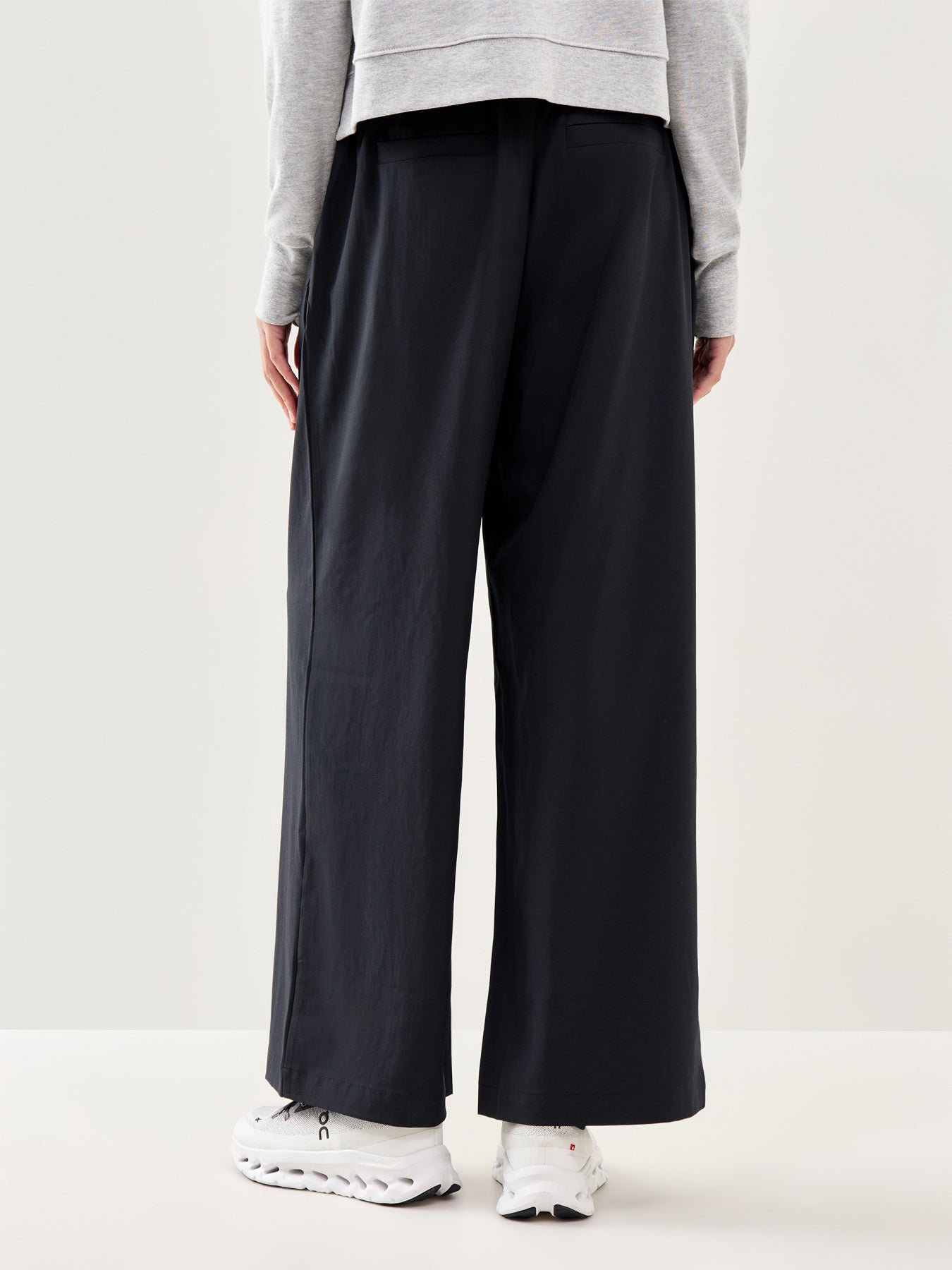 Kayson Wide Leg Trousers Black
