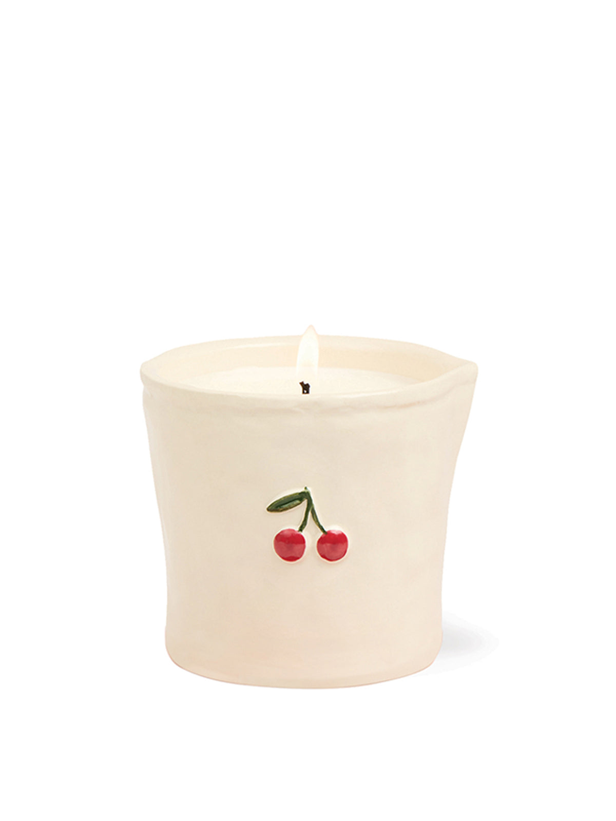 Cherry Embossed Ceramic Candle Smoked Cherry 226g