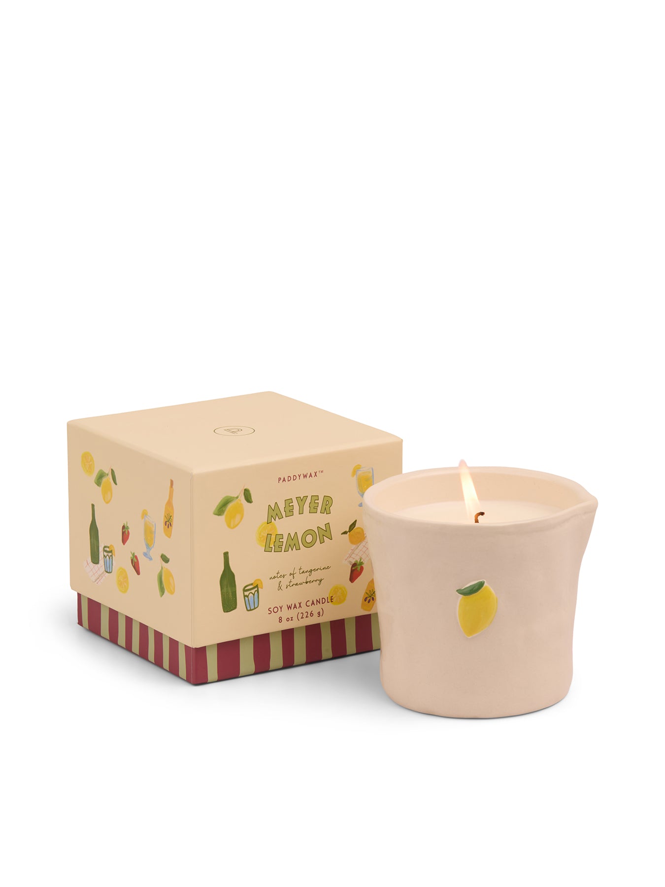 Lemon Ceramic Candle Meyer Lemon 226g