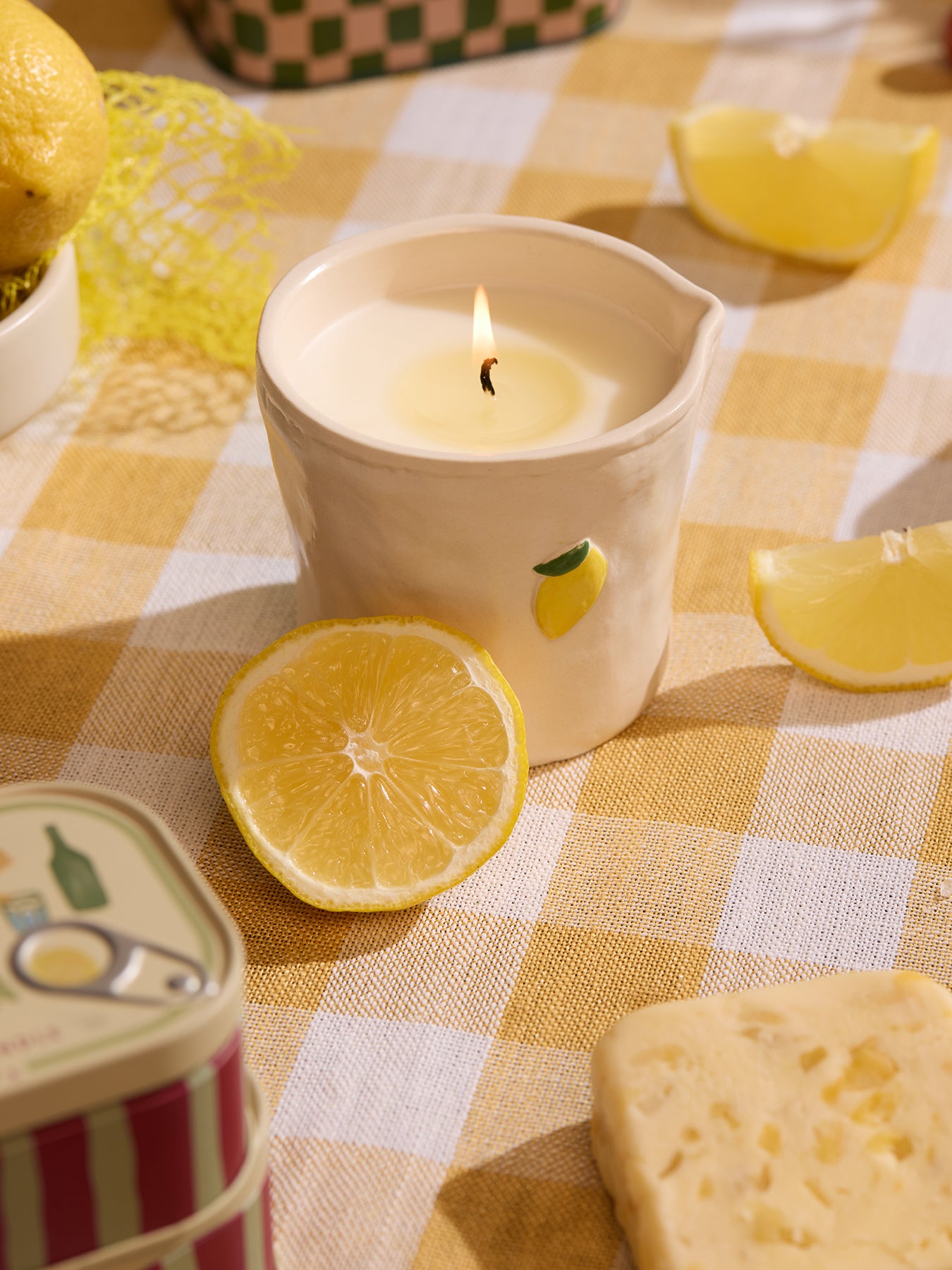 Lemon Ceramic Candle Meyer Lemon 226g