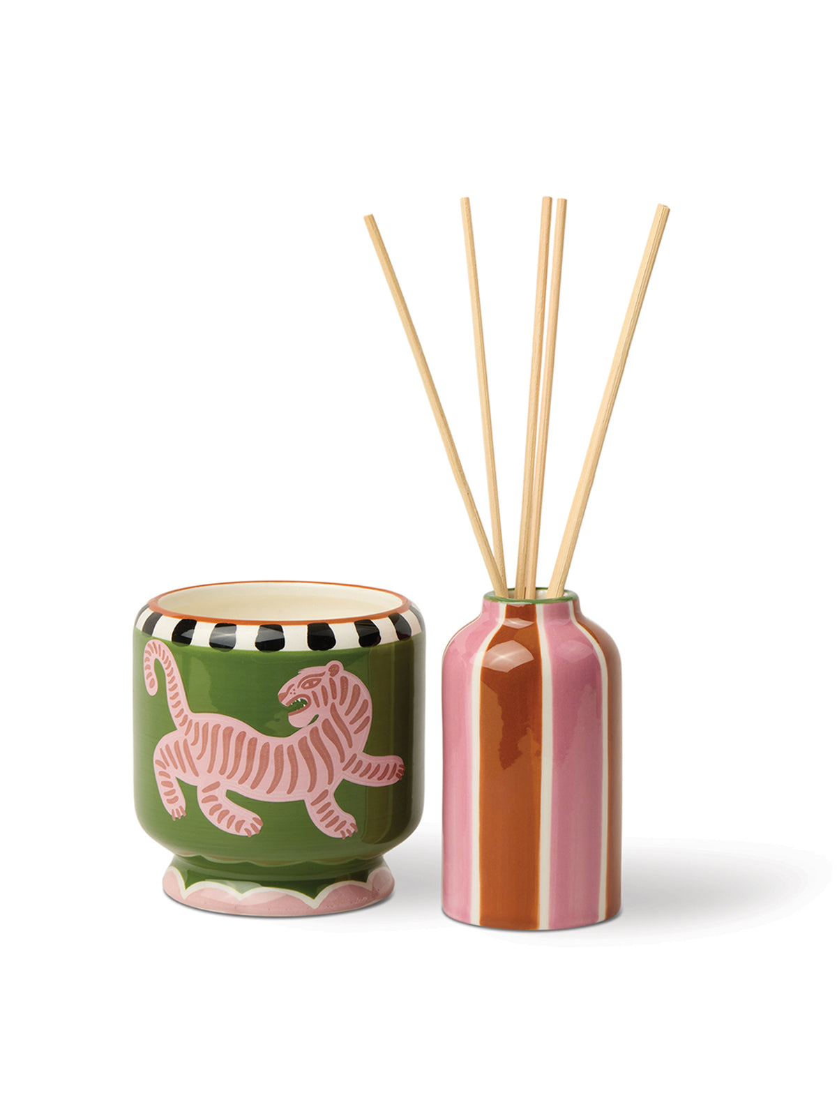 Tiger Ceramic Diffuser Black Cedar & Fig 118ml