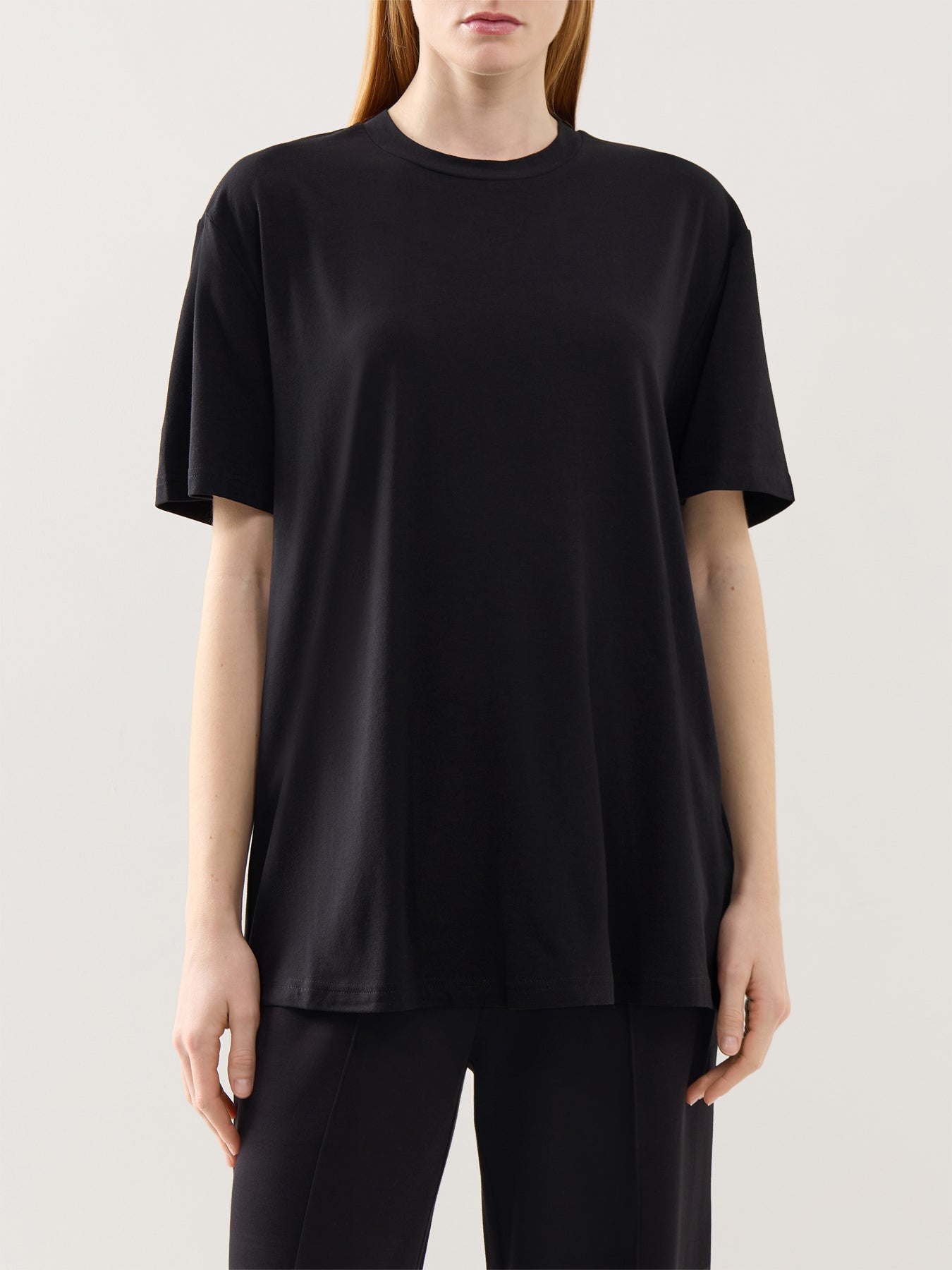 Leighton Boyfriend Tee Black