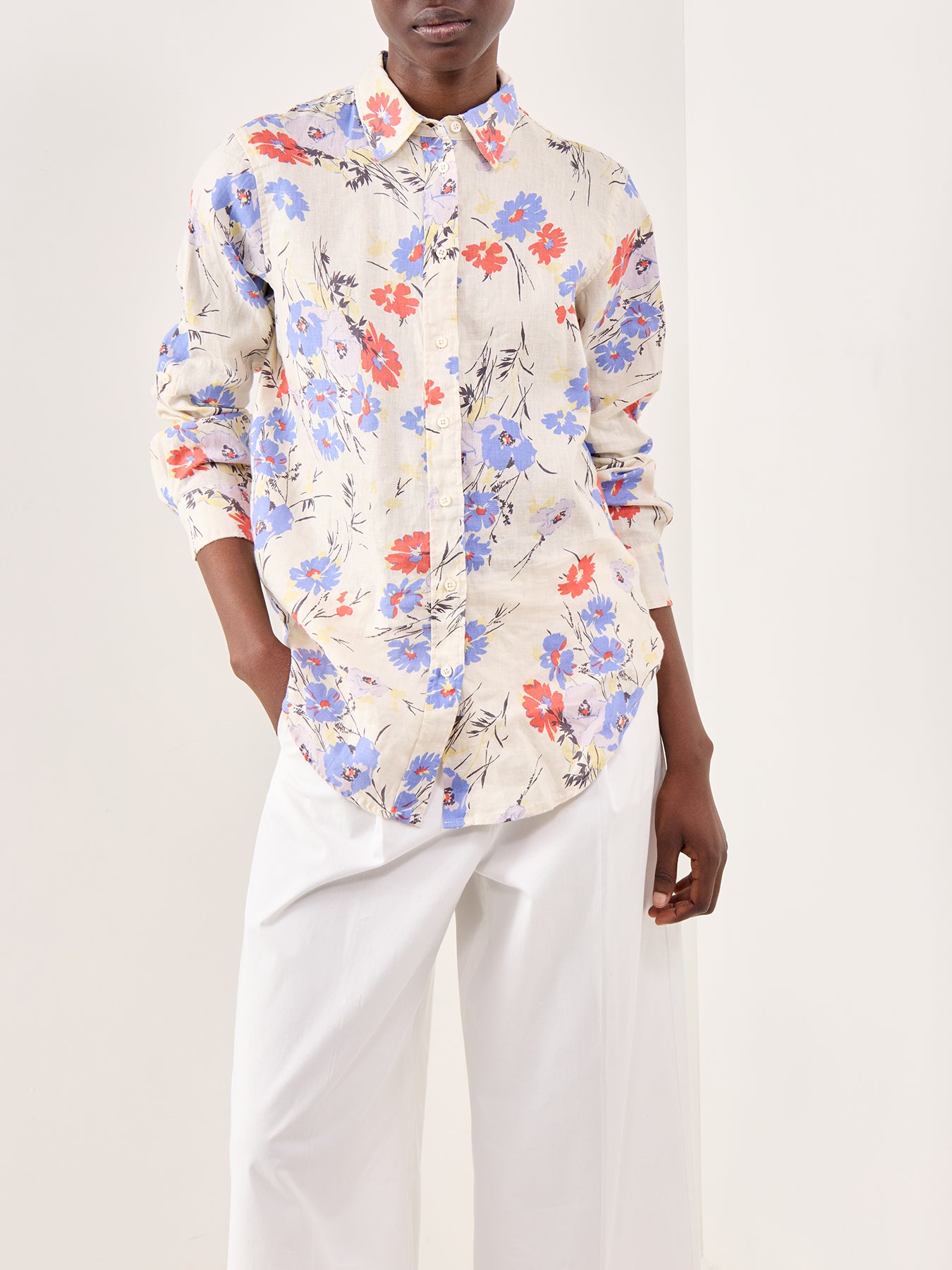 Floral Long Sleeve Shirt Multi