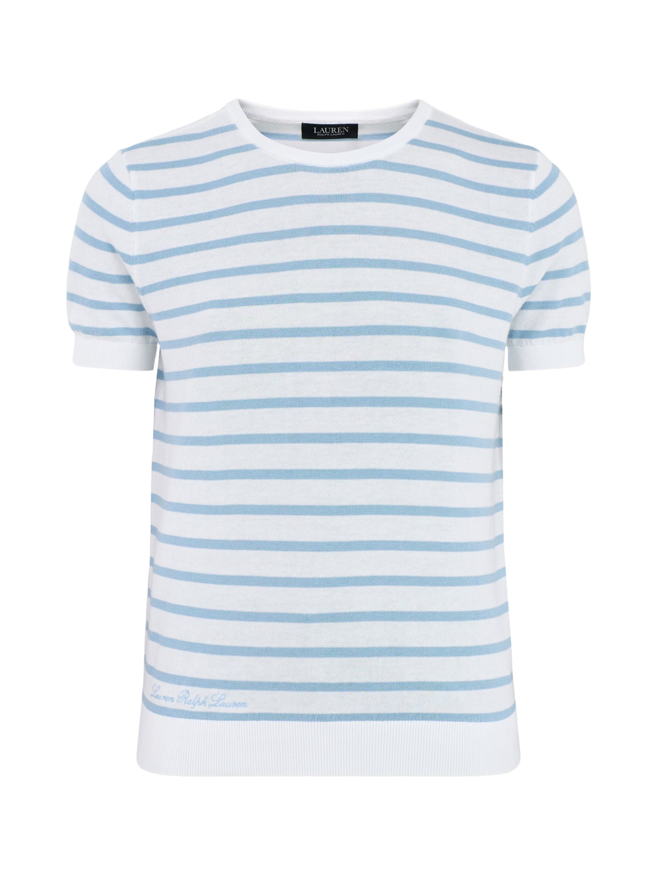 Stripe SS Knit Pullover