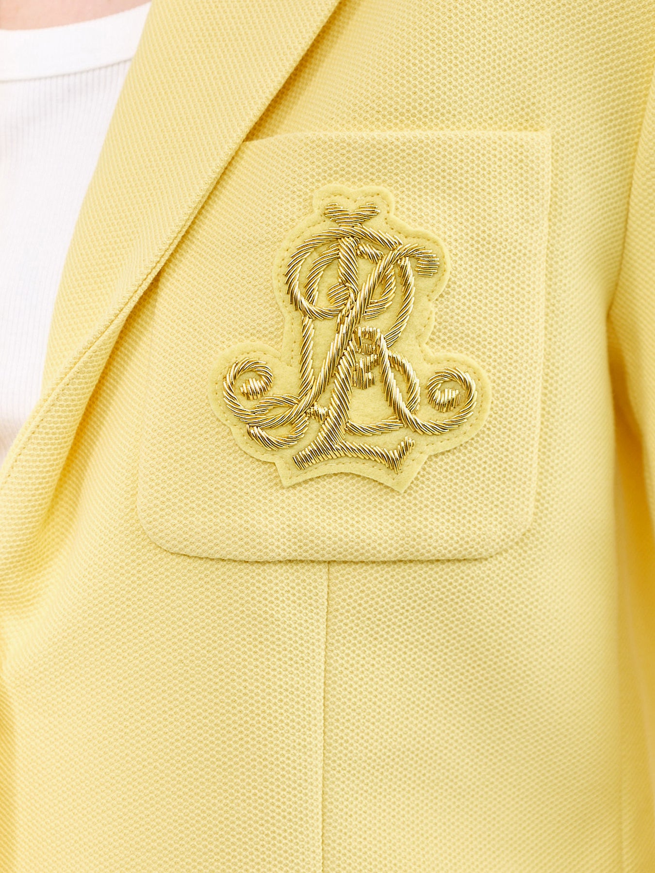 Anfisa Lined Blazer Yellow