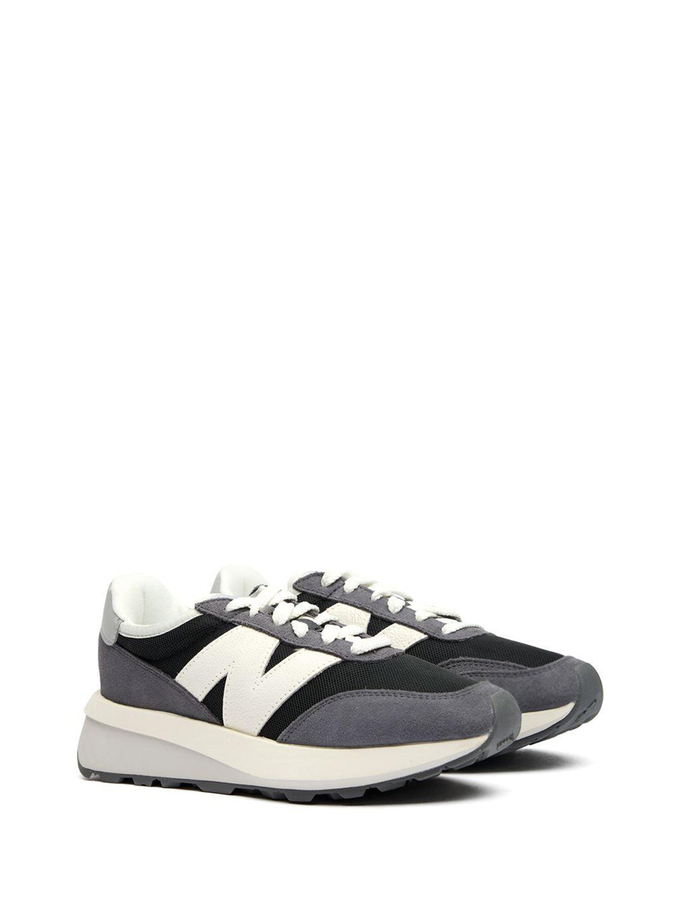 370 Trainers Grey Black White