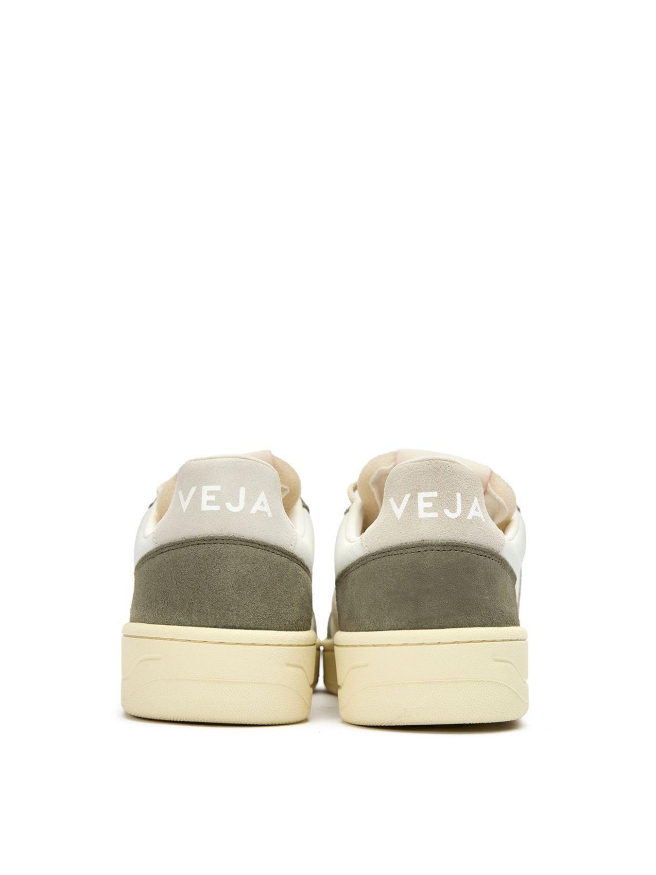 V-82 Leather Trainers White Natural Khaki