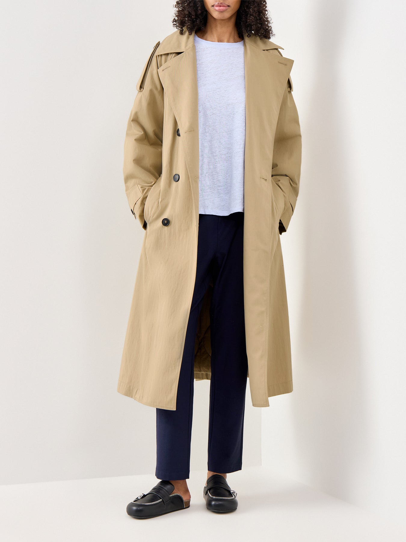 Slim Ankle Pants Navy