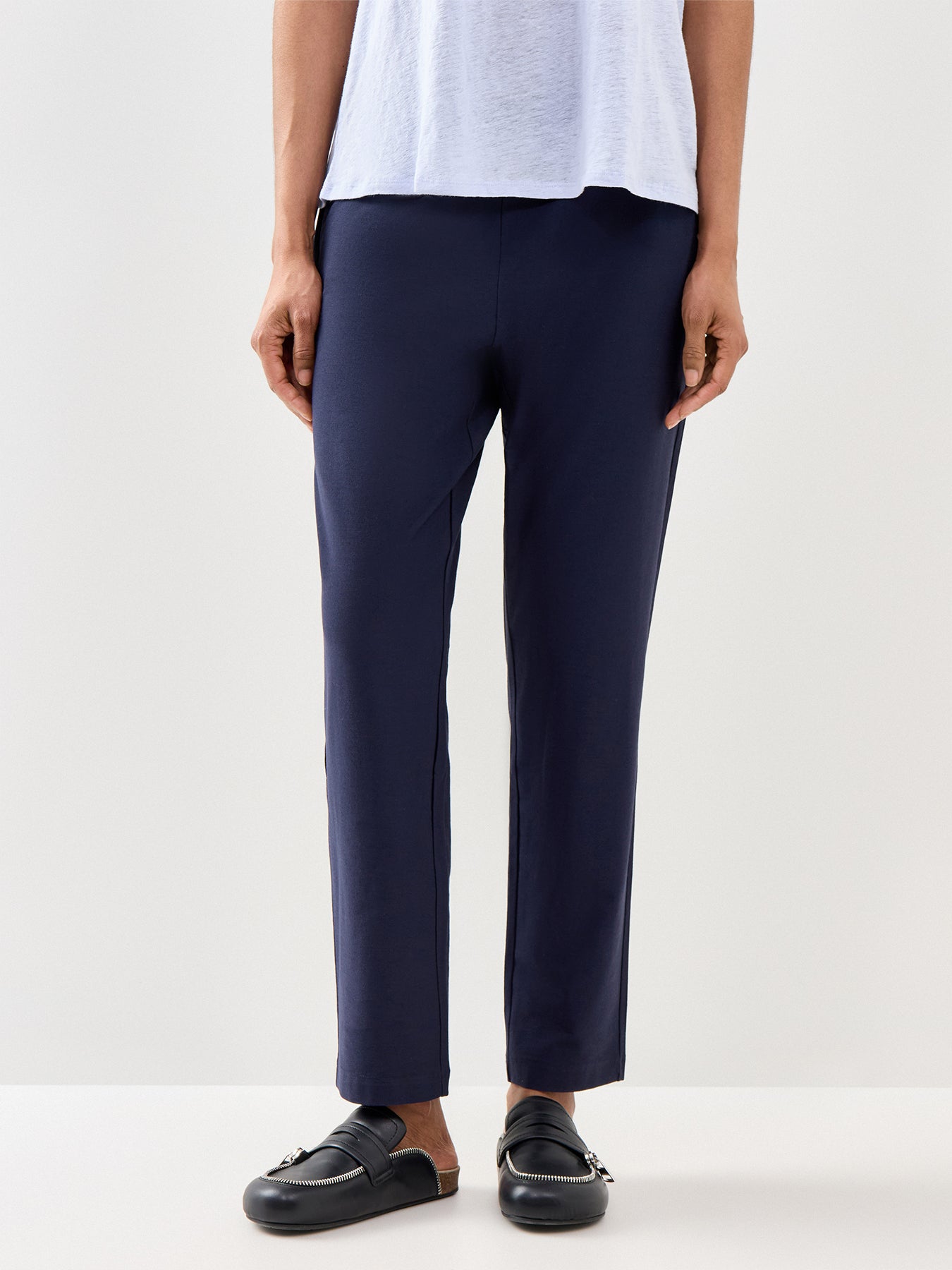 Slim Ankle Pants Navy