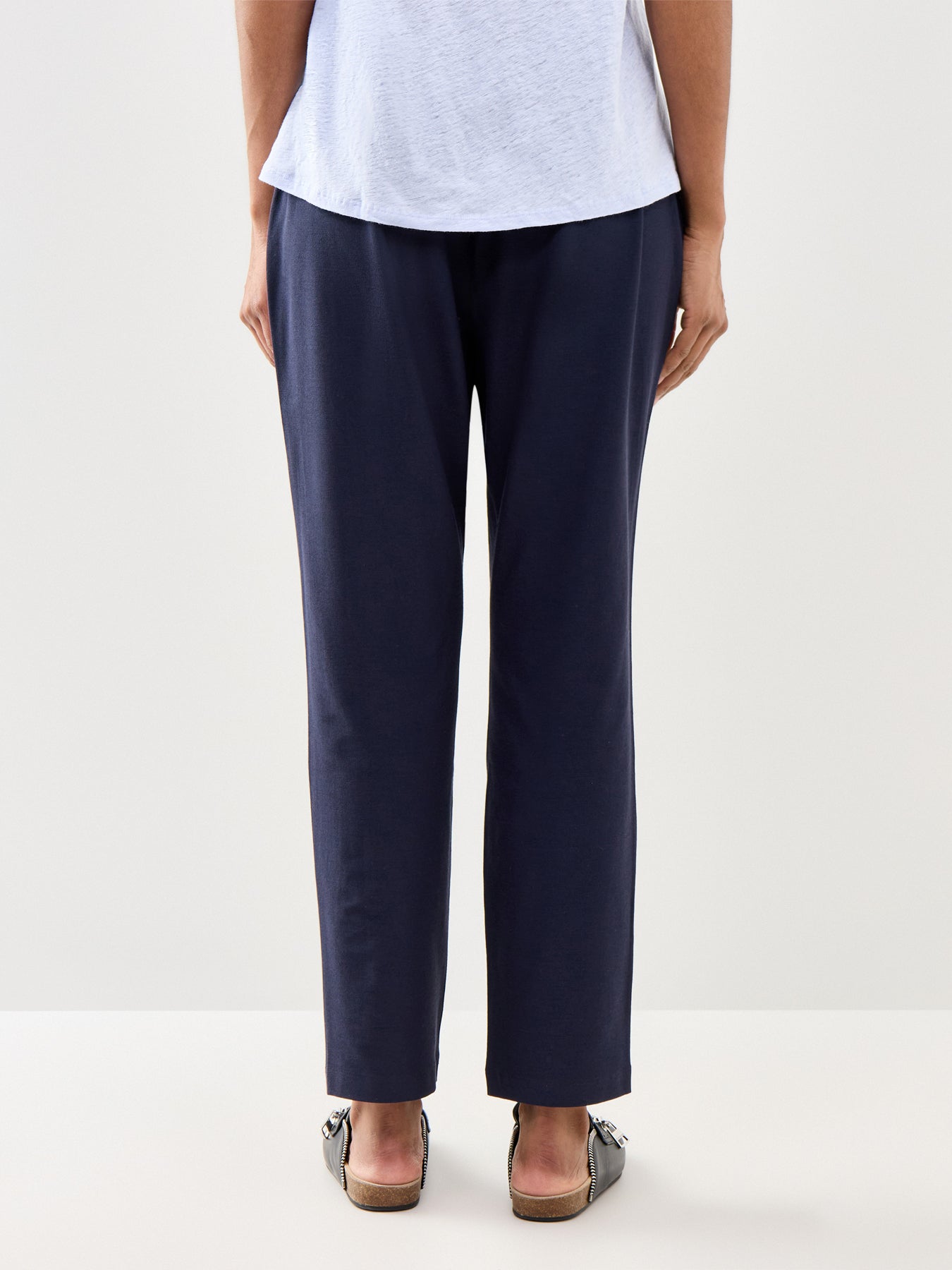Slim Ankle Pants Navy