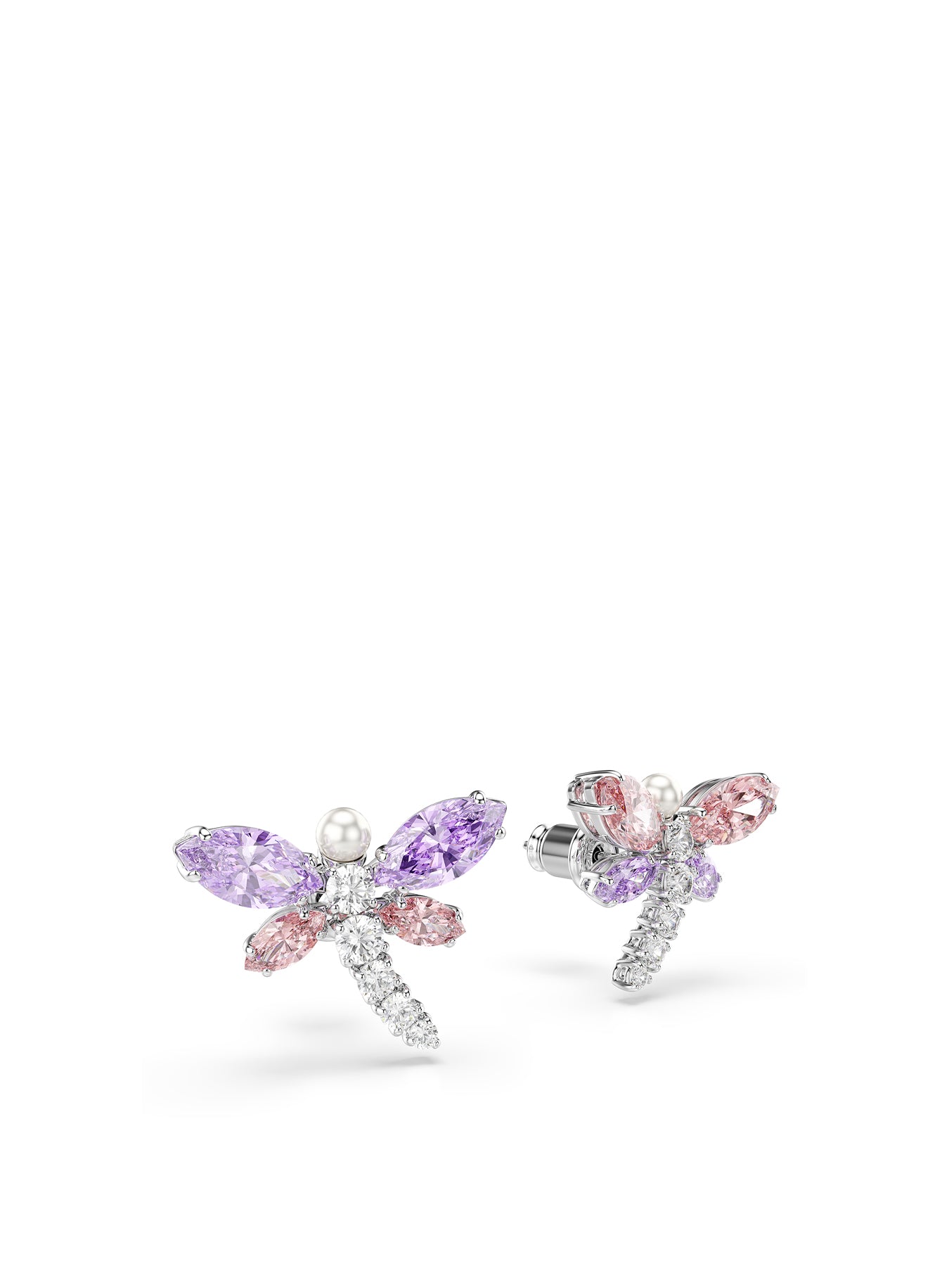 Crystal Ear Jacket Earrings