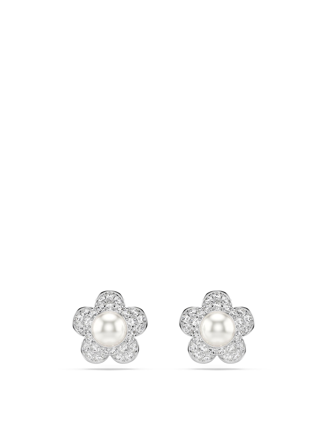 Hyperbola Stud Earrings Silver