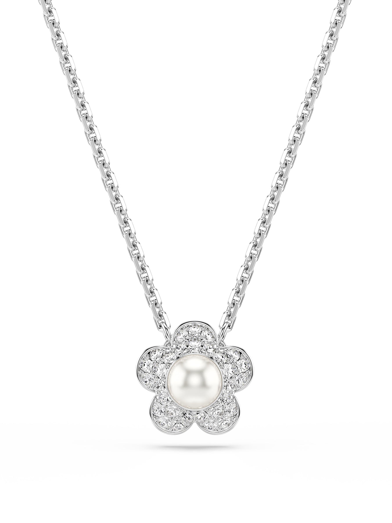 Crystal Heart Charm Pendant Gold Tone