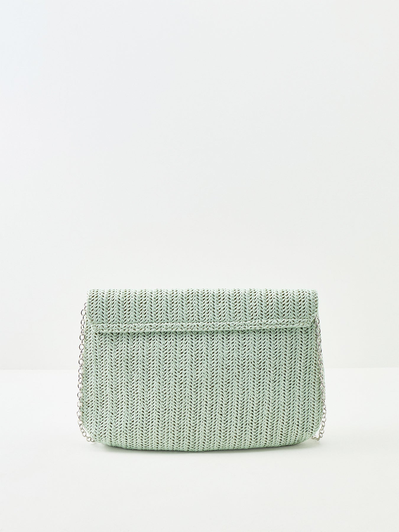 Raffia Clutch Bag