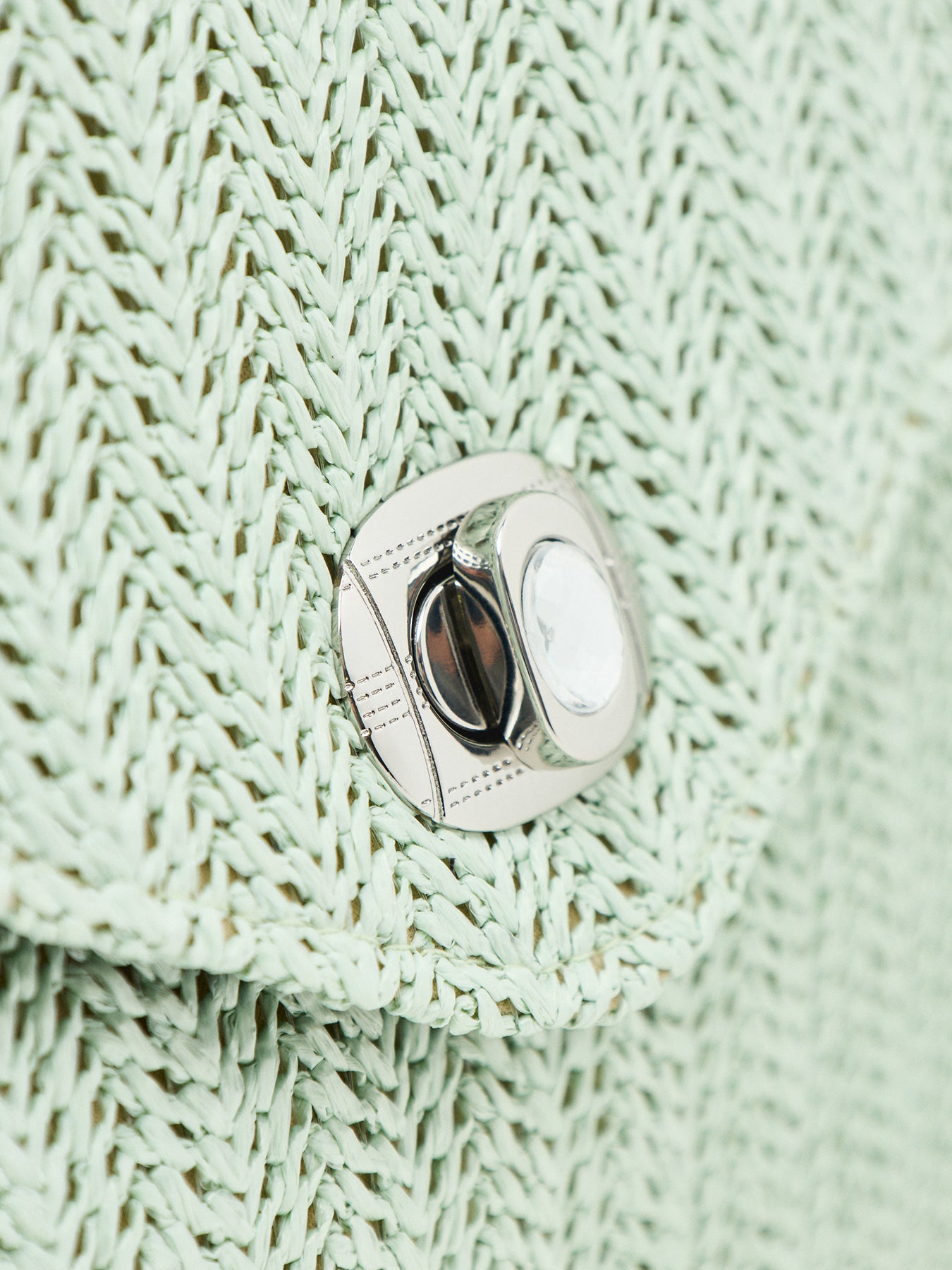 Raffia Clutch Bag