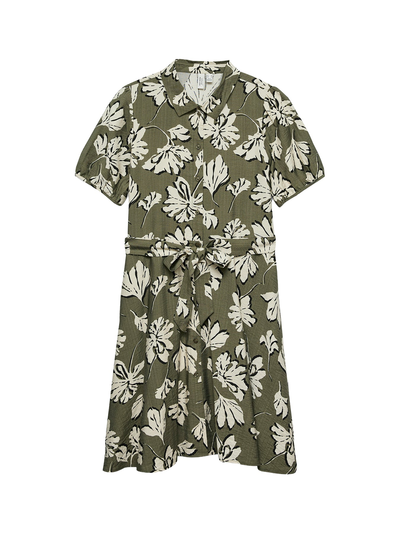 Short Shirt Dress Floral Print