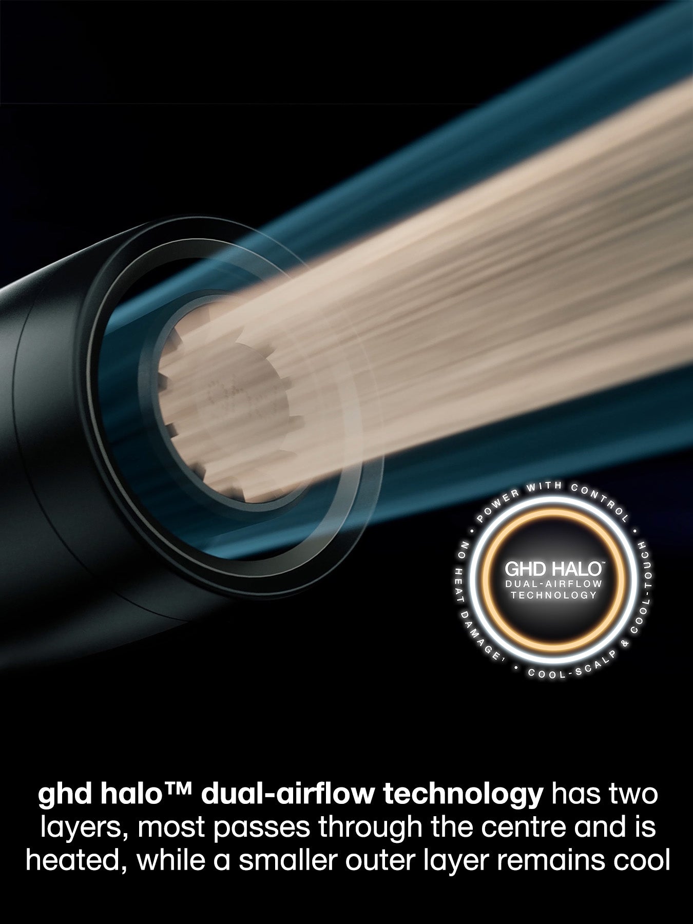 ghd Speed Hair Dryer - In Silver White