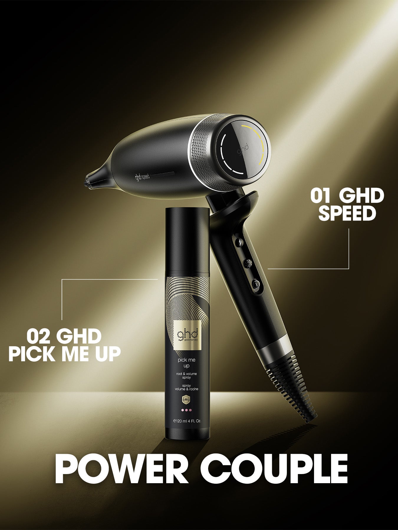 ghd Speed Hair Dryer - In Black