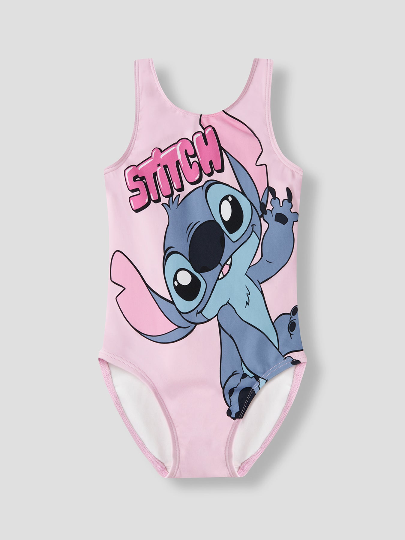 Kids' Stitch Swimsuit Pink
