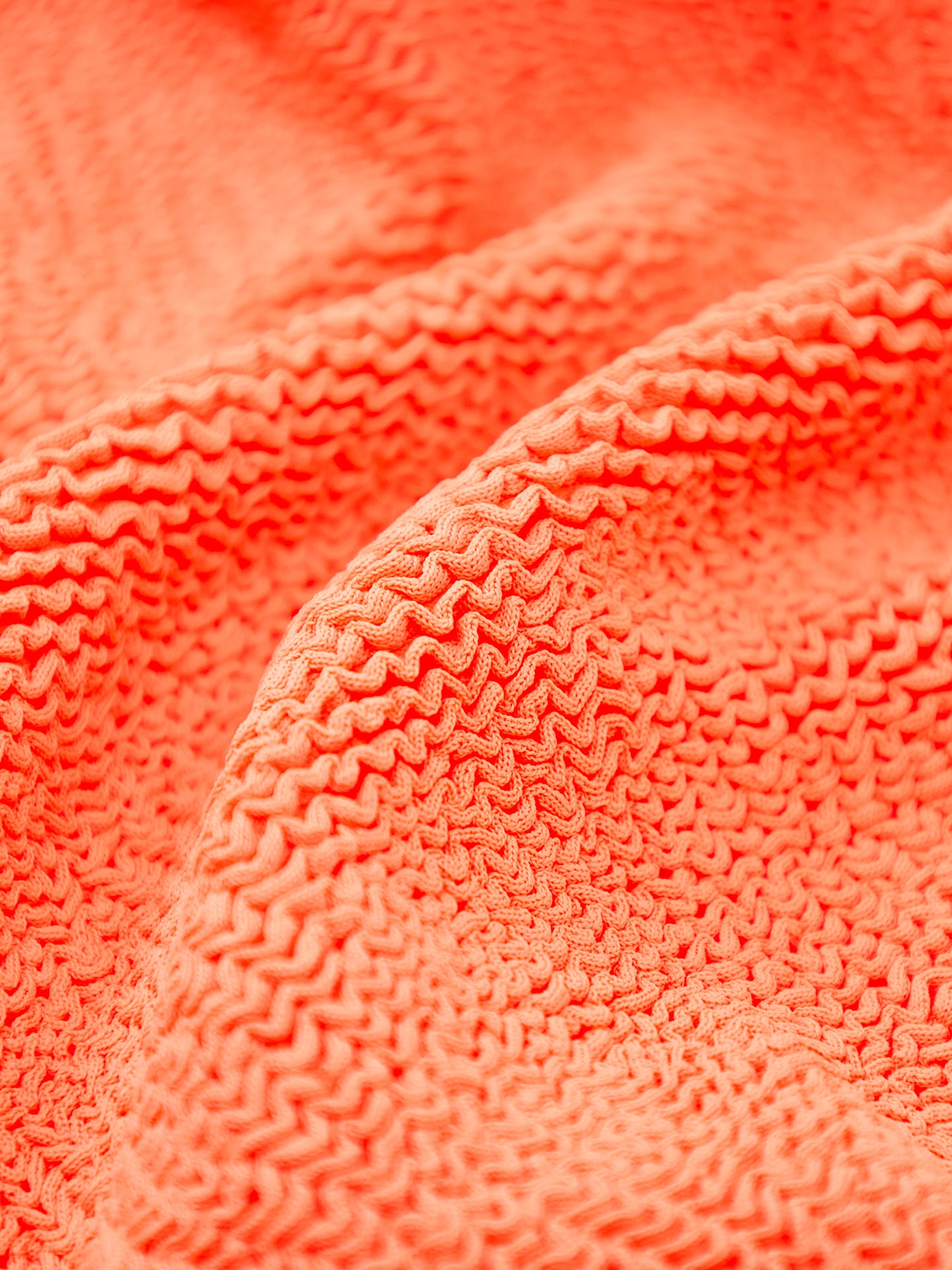Square Neck Swimsuit Orange