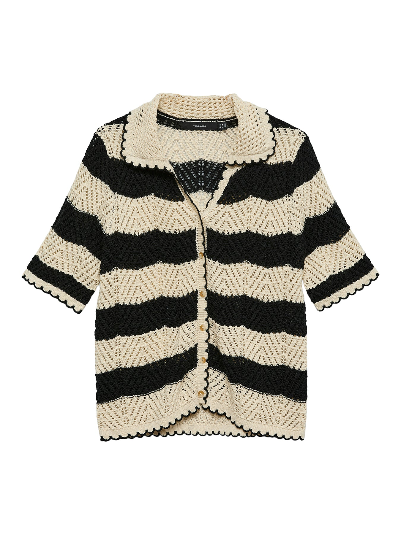 Polo Neck Cardigan Multi