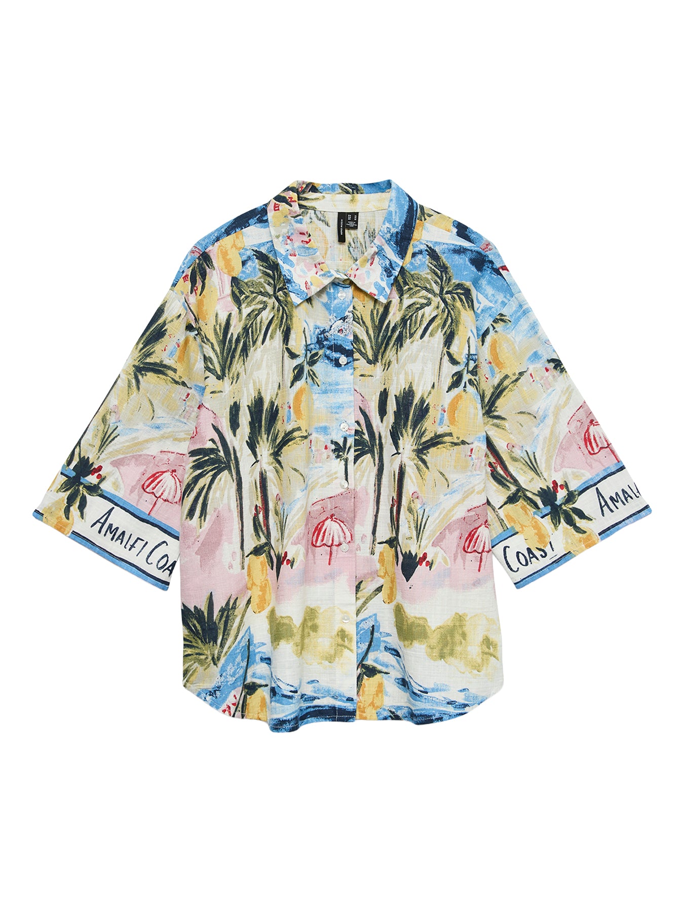 Print Short Sleeve Shirt Multi