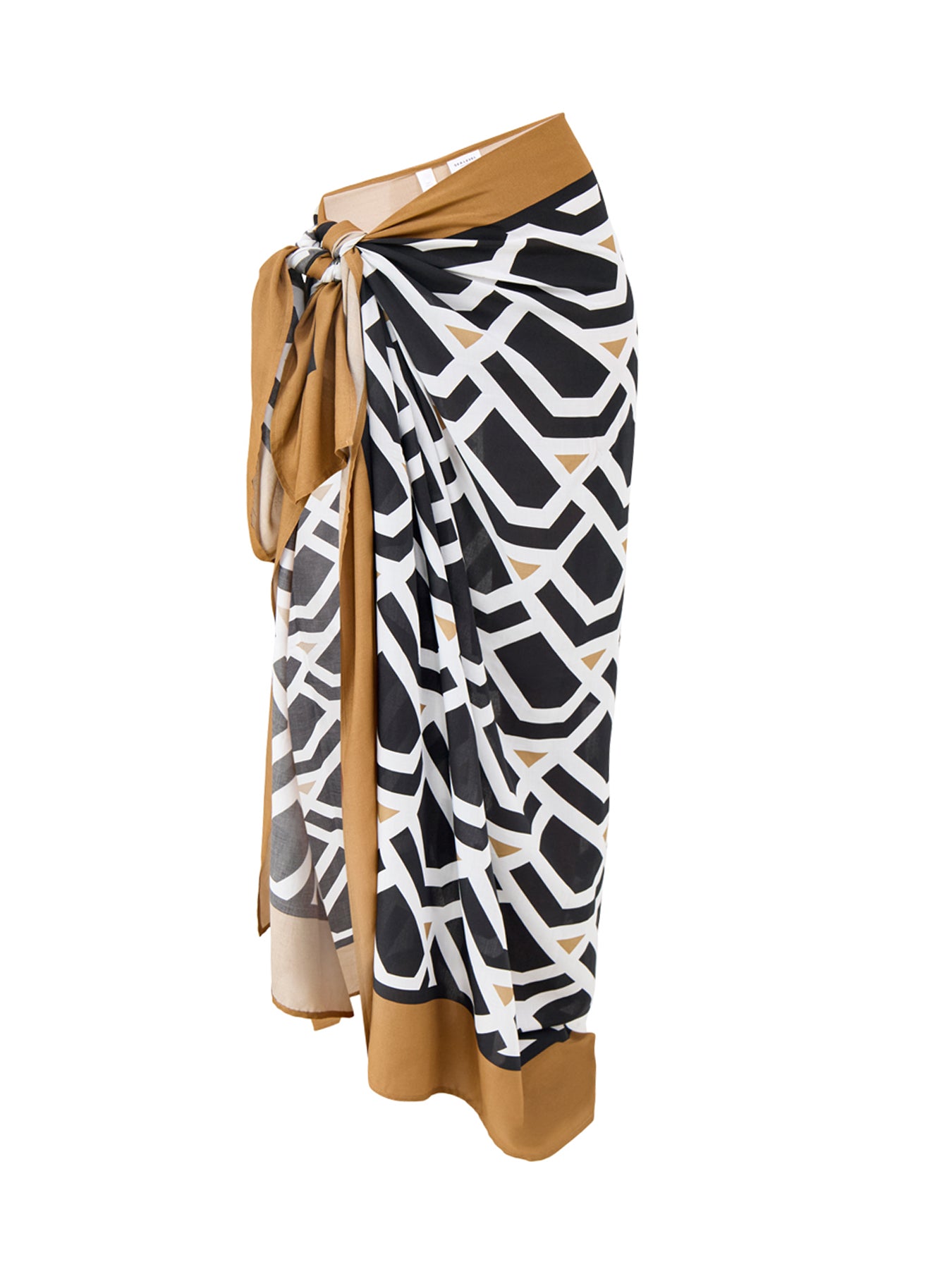 Costa Long Sarong Black