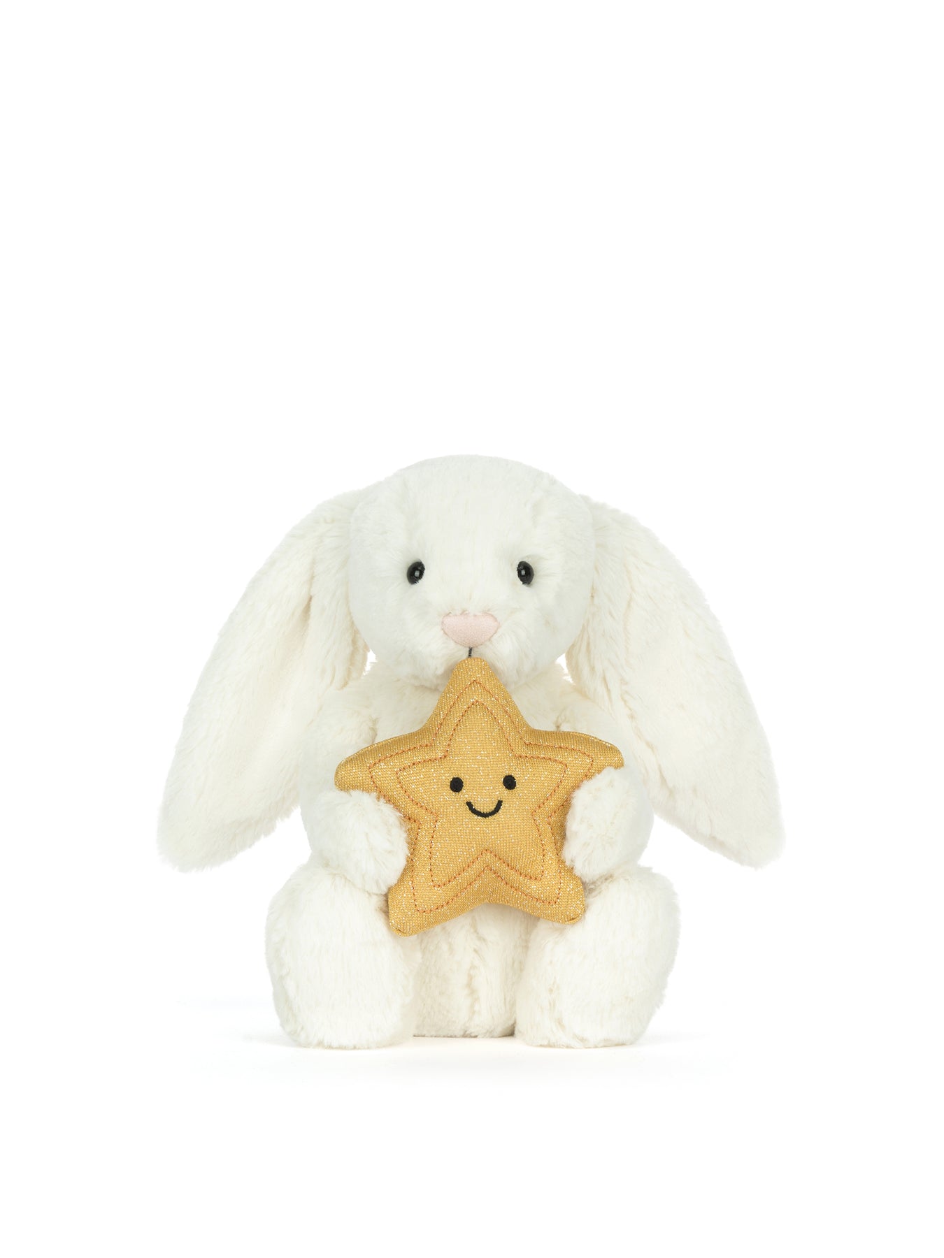 Cream Bunny with Star 23cm