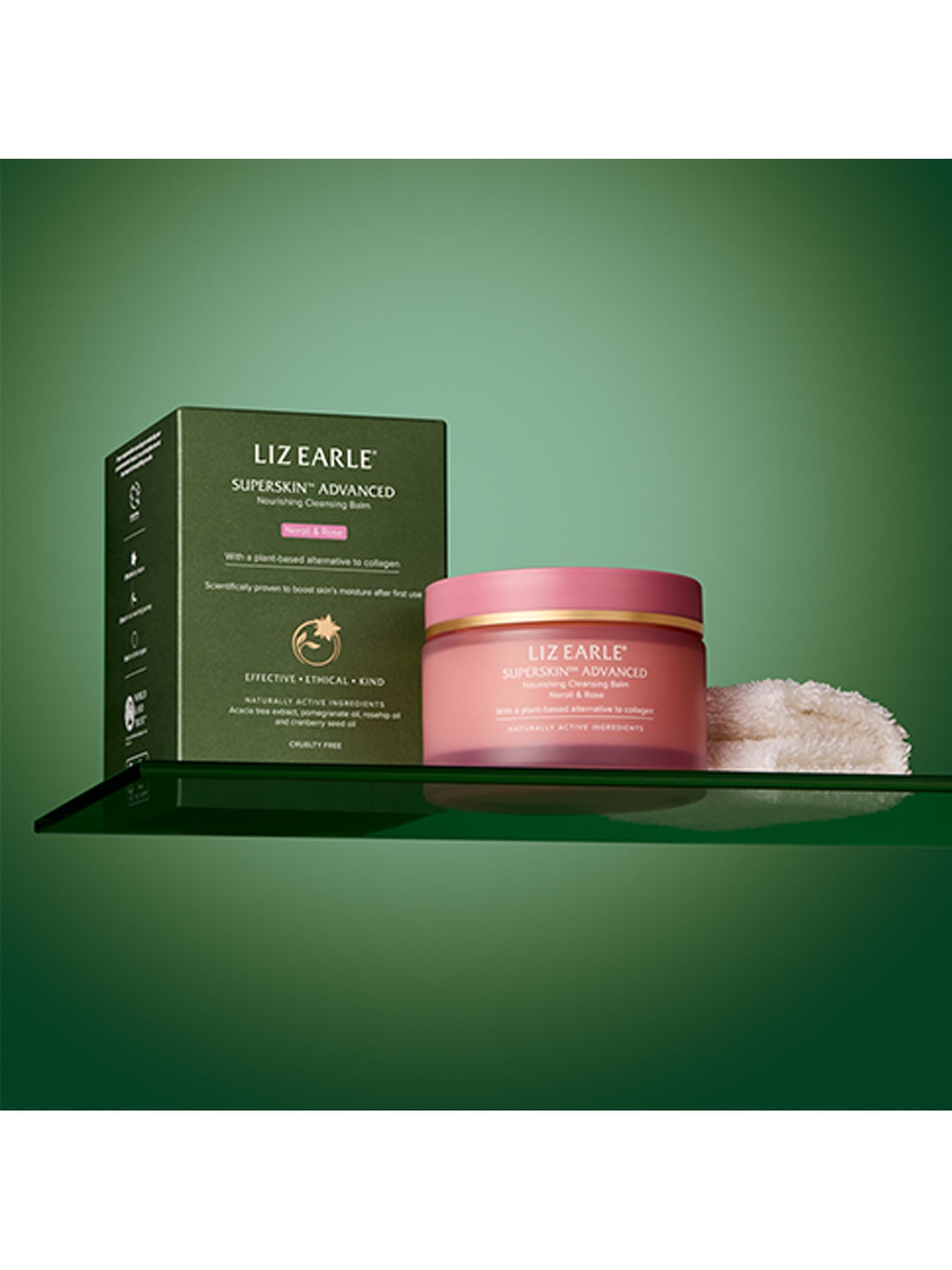 Superskin Advanced Nourishing Cleansing Balm & Cloth Neroli & Rose Edition 100ml
