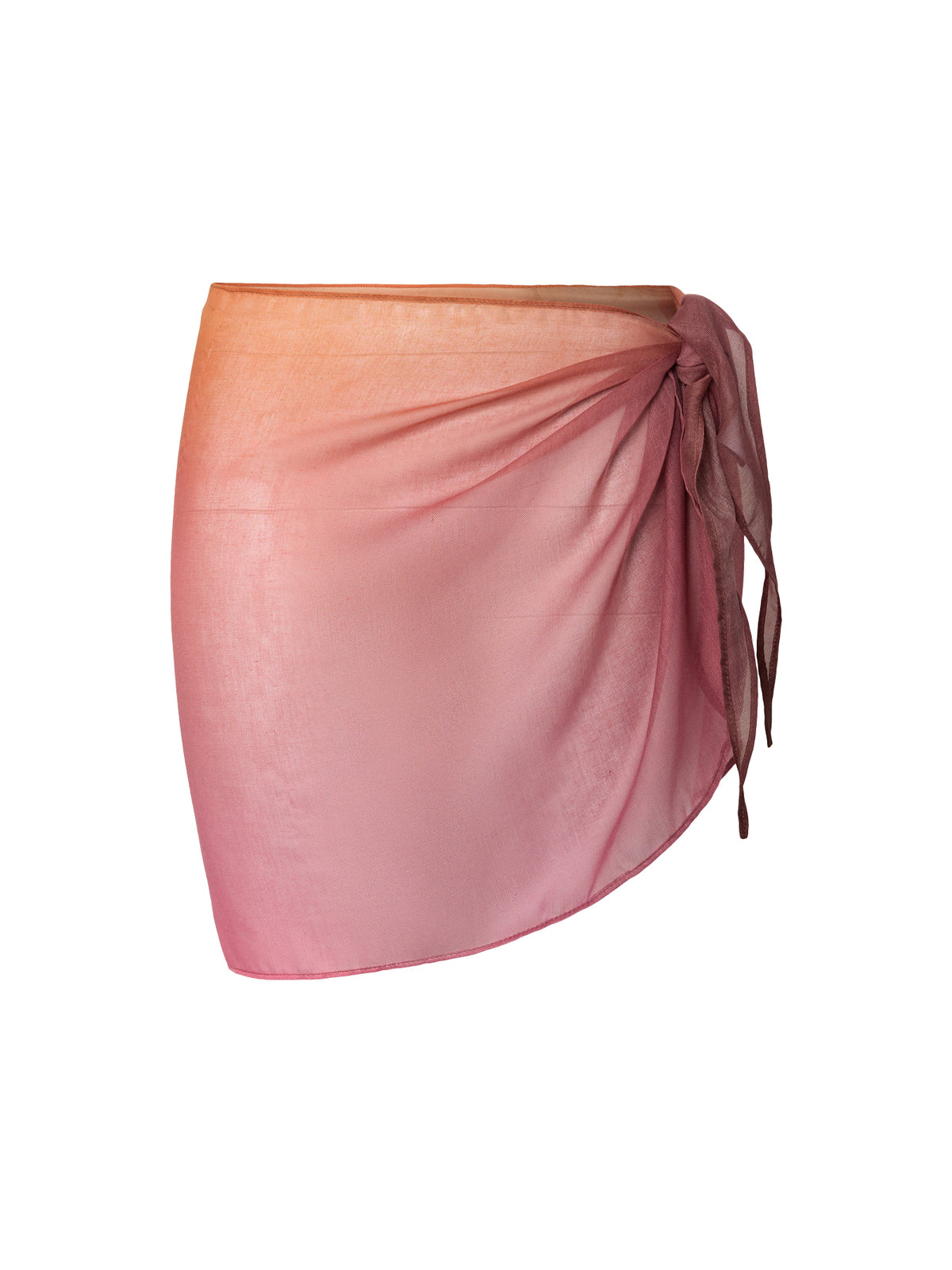 Banina 5-In-1 Short Sarong Red Ochre Gradient