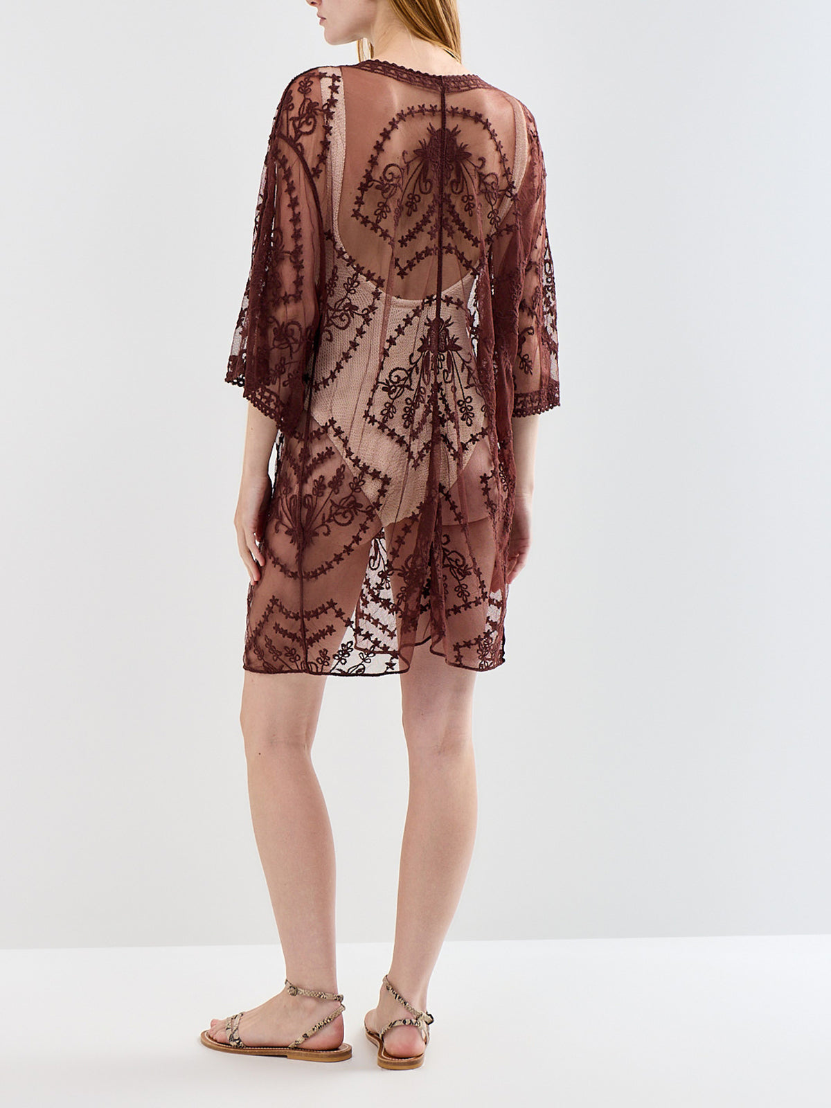 Karina Kaftan Deep Mahogany Brown