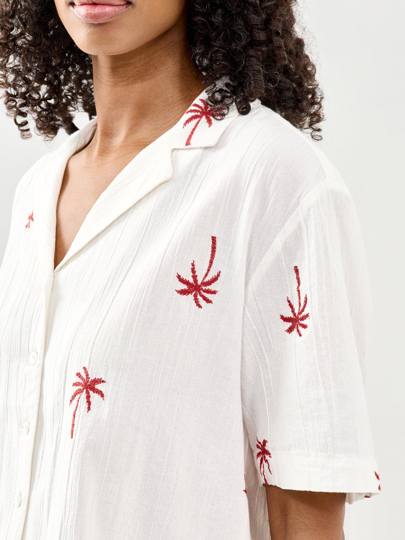 Kiana Embroidered Shirt Multi