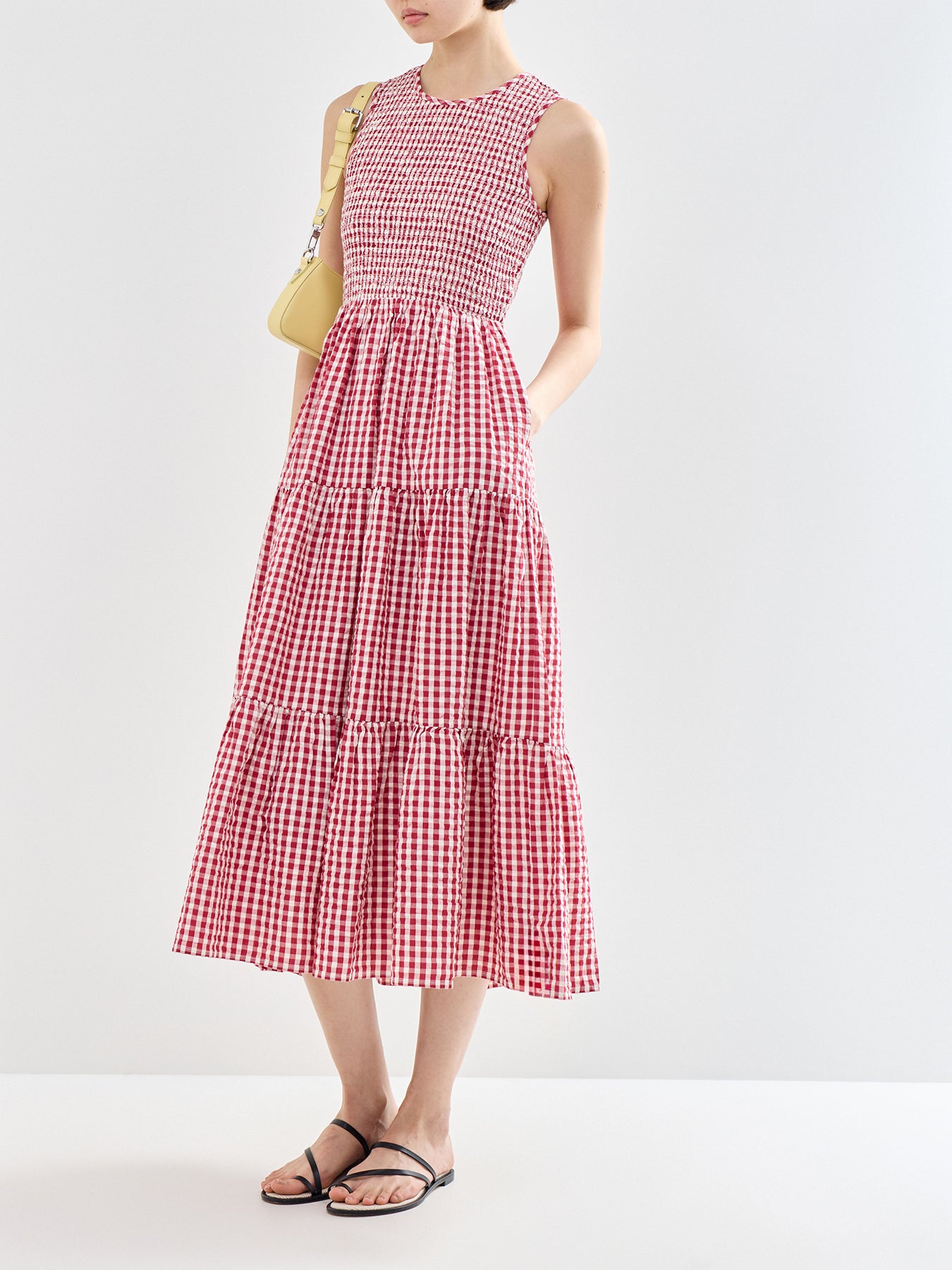 Sleeveless Charlie Midaxi Dress Red
