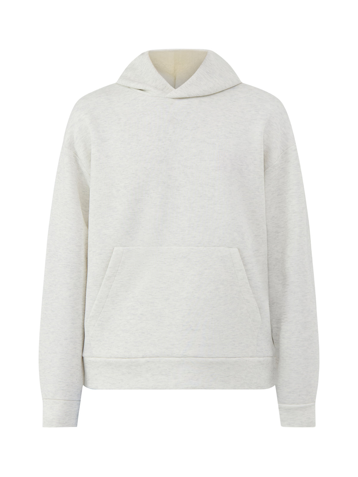 Barron Pullover Hoodie - White Melange