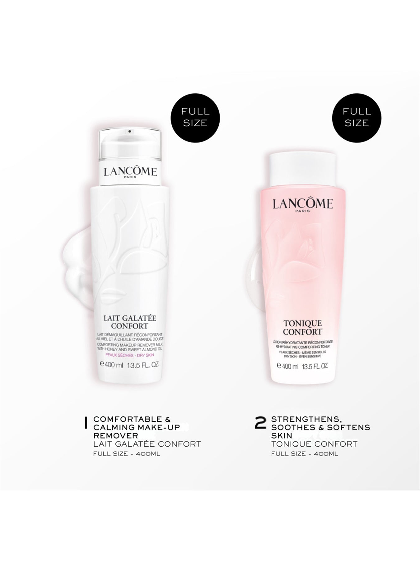 Lancôme Confort Cleansing Duo Gift Set 400ml