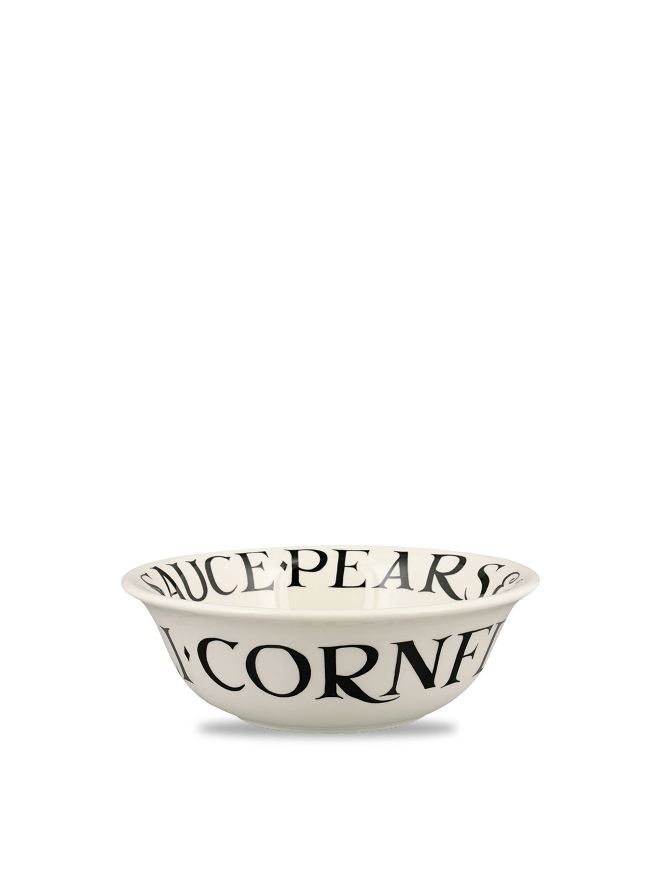 Black Toast Cereal Bowl