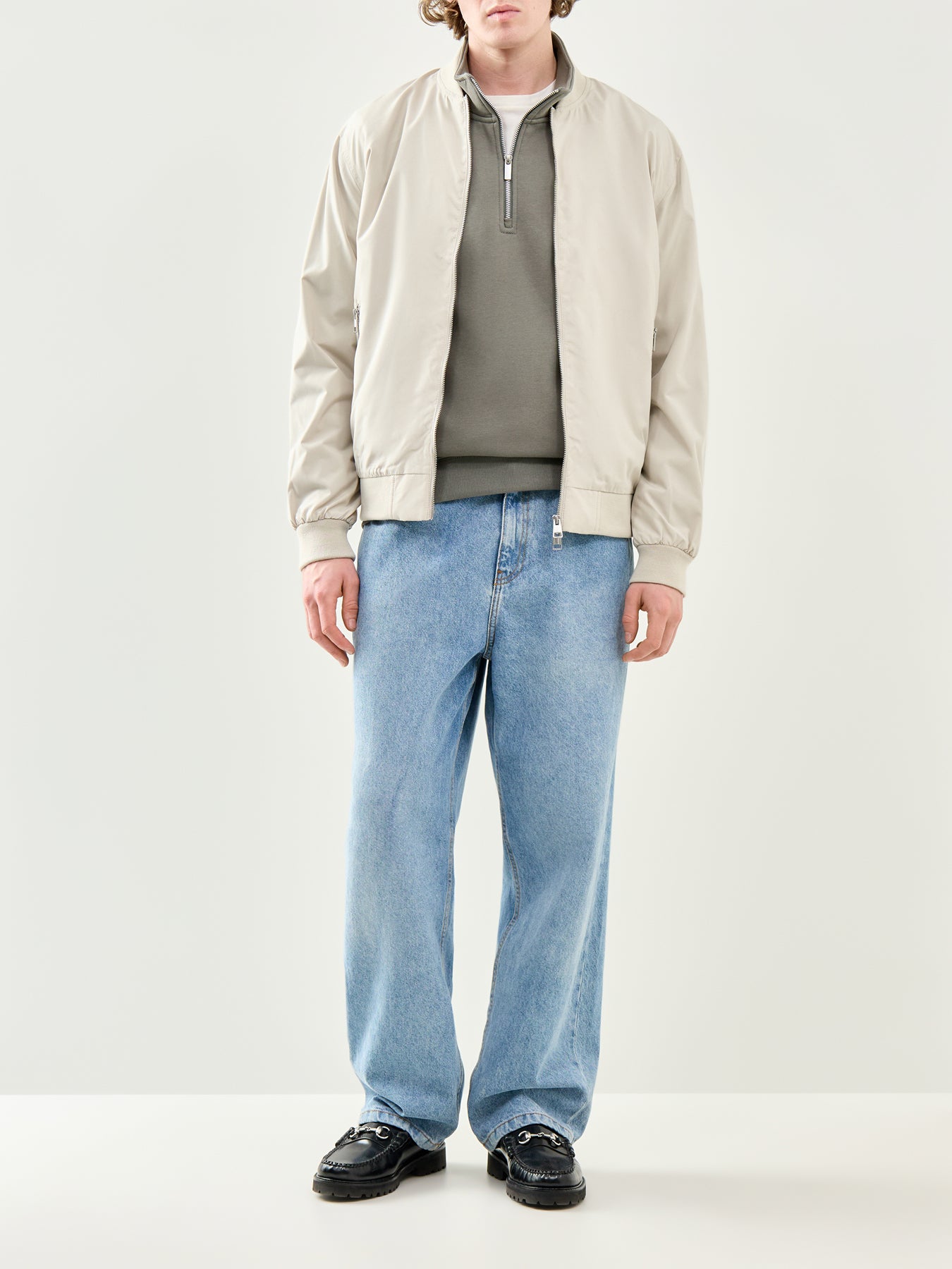 Connor Half Zip Sweatshirt Green