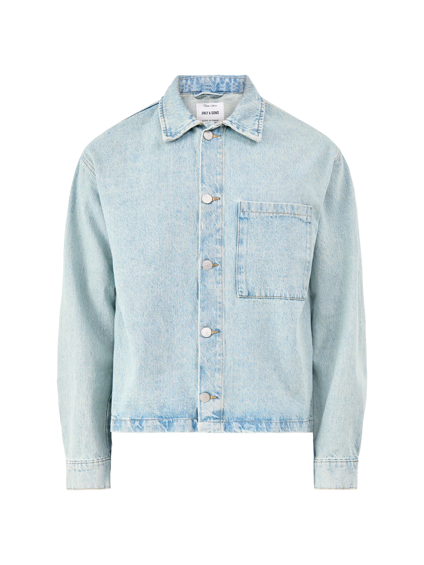 Sprick Boxy Denim Jacket Blue