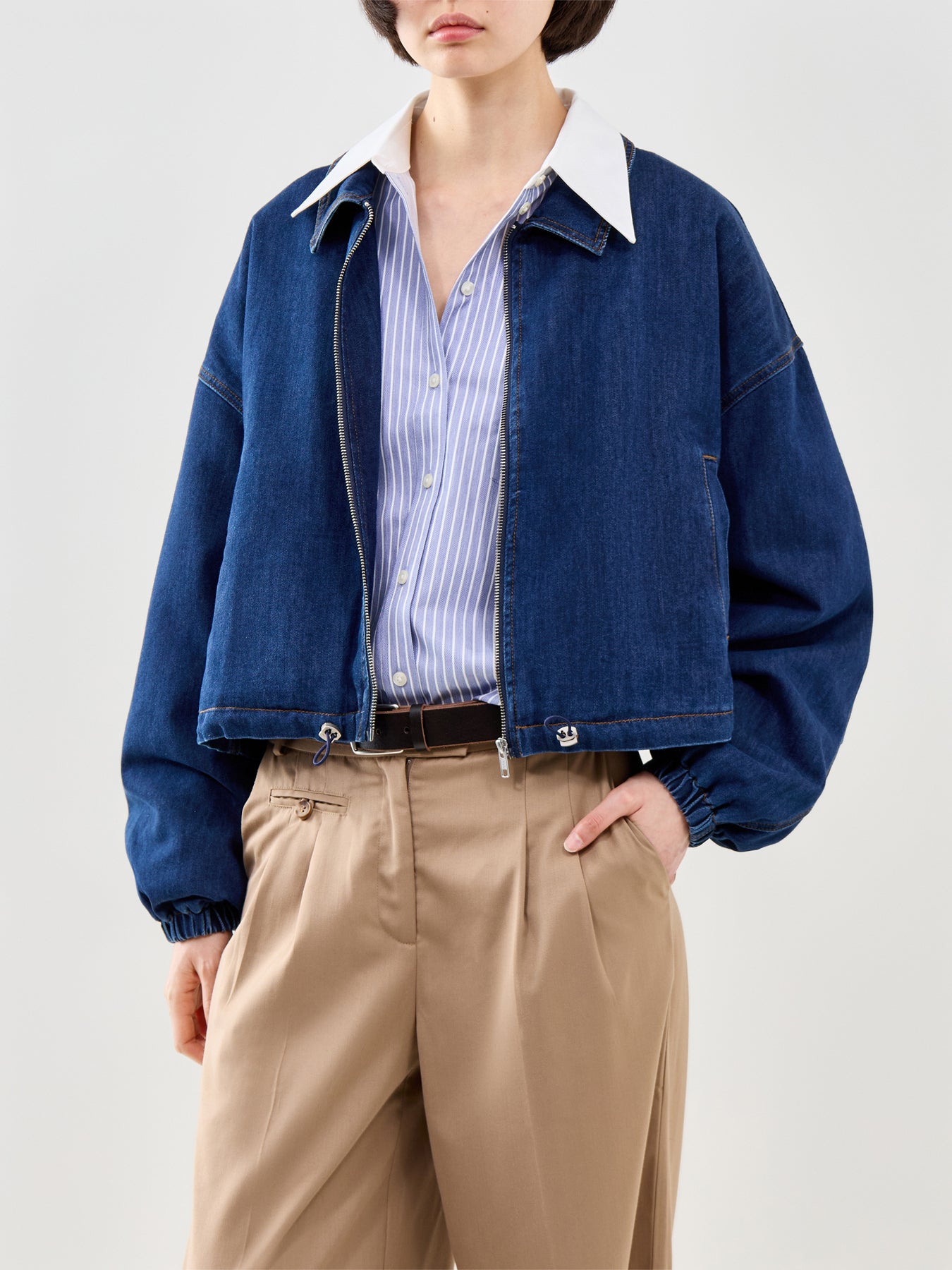 Itacare Denim Bomber Jacket