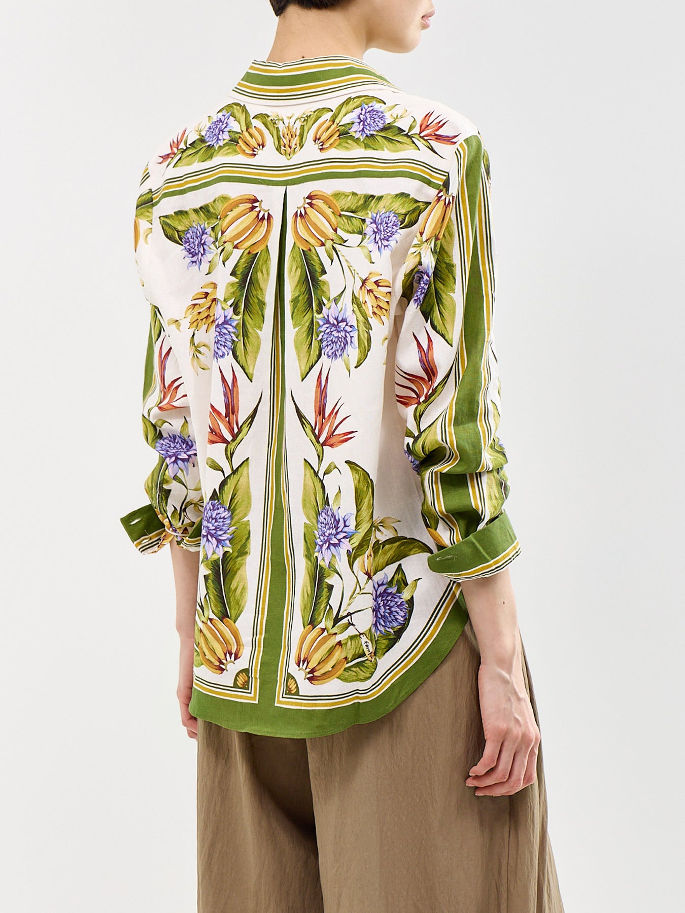 Tropical Scarf Sand Shirt Multi