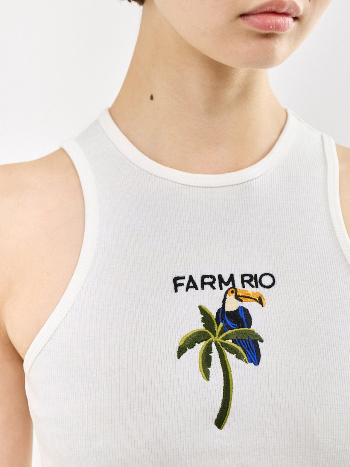 Toucanissimo Tank Top White